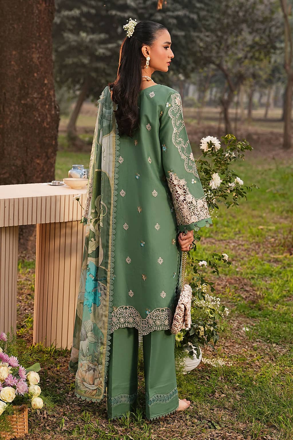 Ramsha Ghazal Lawn 26/G 604/Chiffon Dupatta