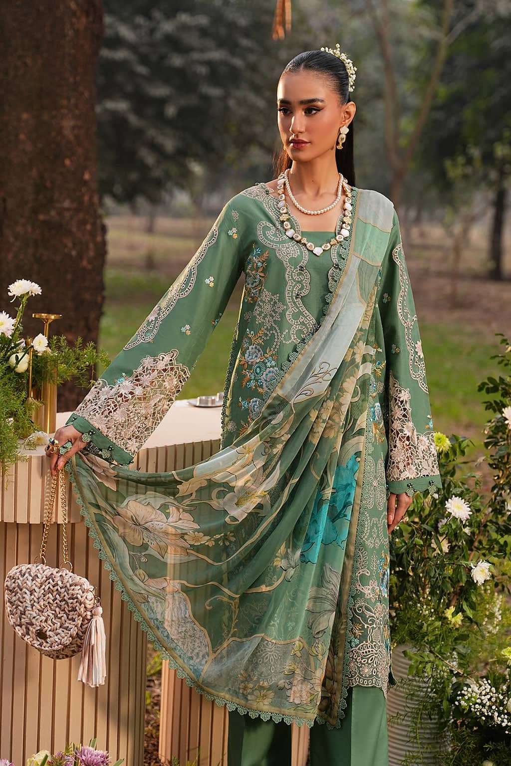 Ramsha Ghazal Lawn 26/G 604/Chiffon Dupatta