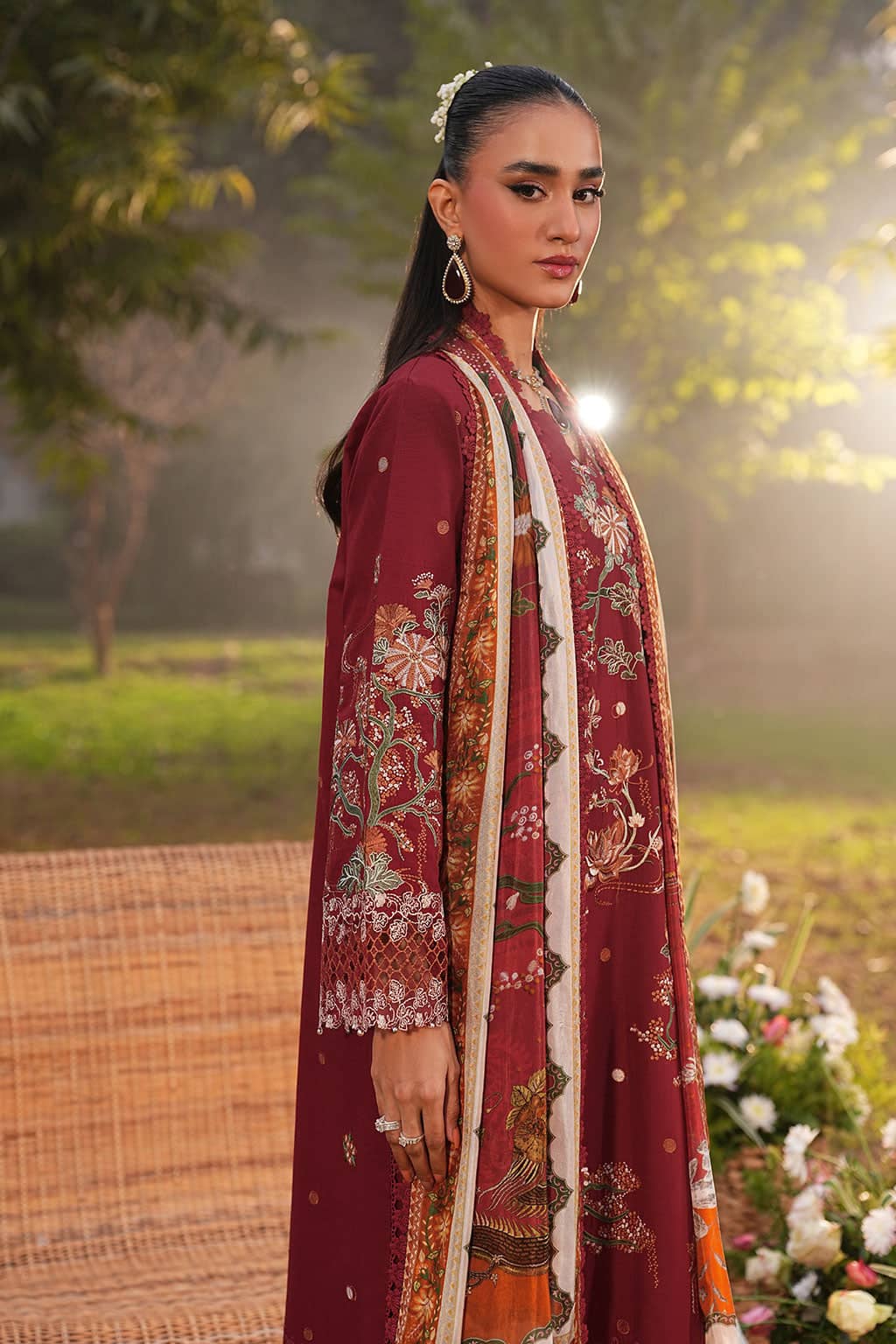 Ramsha Ghazal Lawn 26/G 605/Silk Dupatta