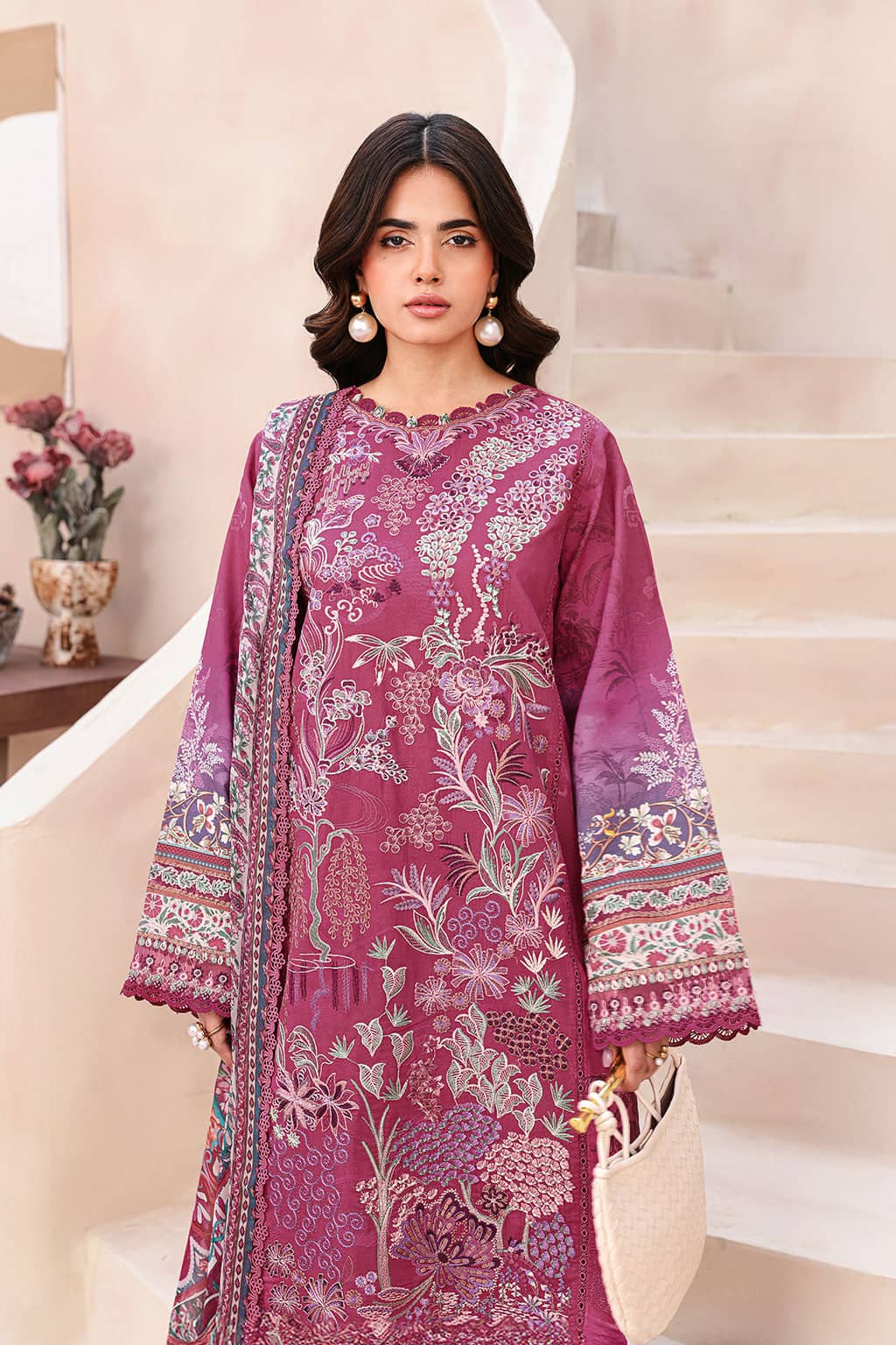 Mashaal Lawn by Ramsha Vol 15/Chiffon Dupatta L-1503