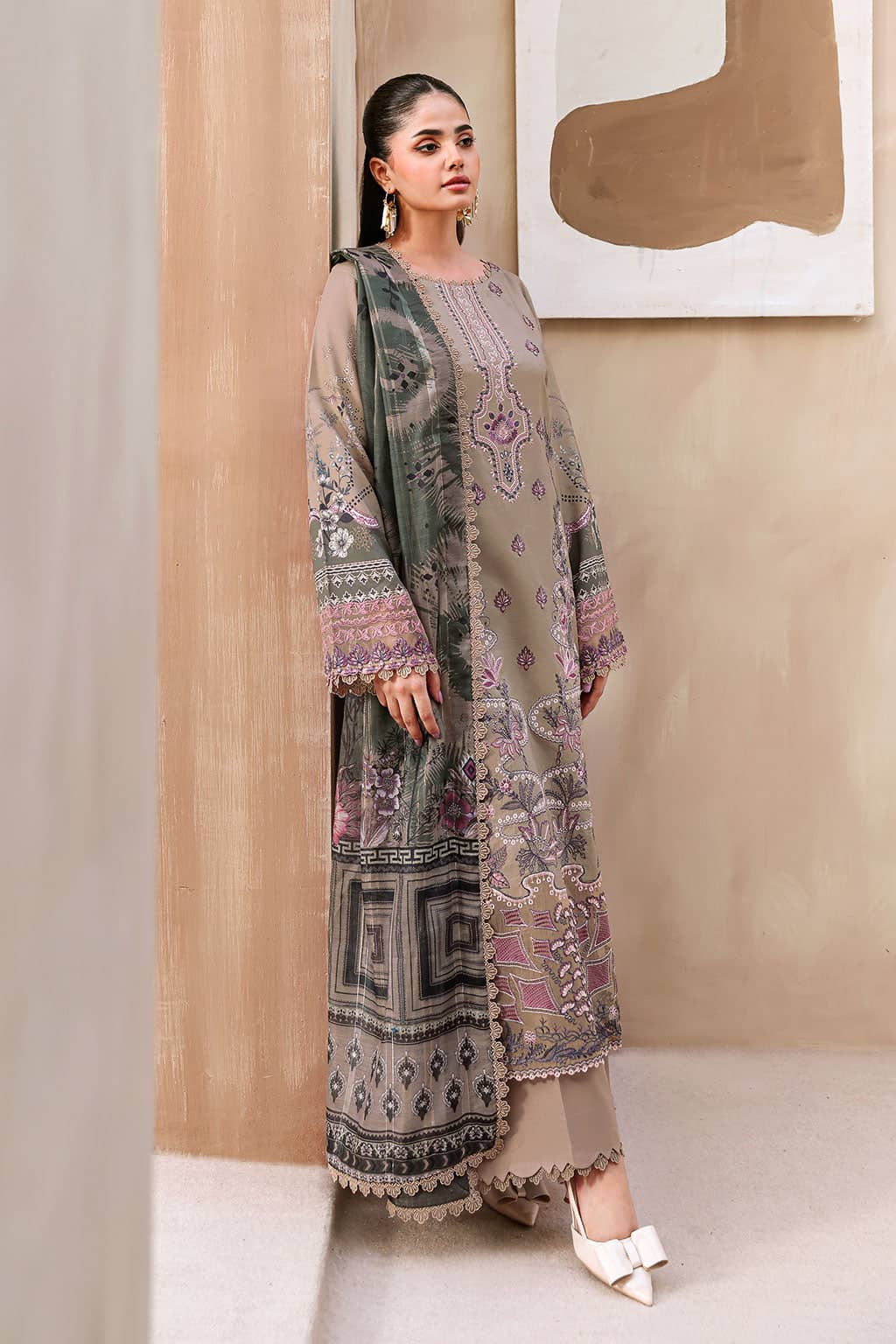 Mashaal Lawn by Ramsha Vol 15/Munark Dupatta L-1504