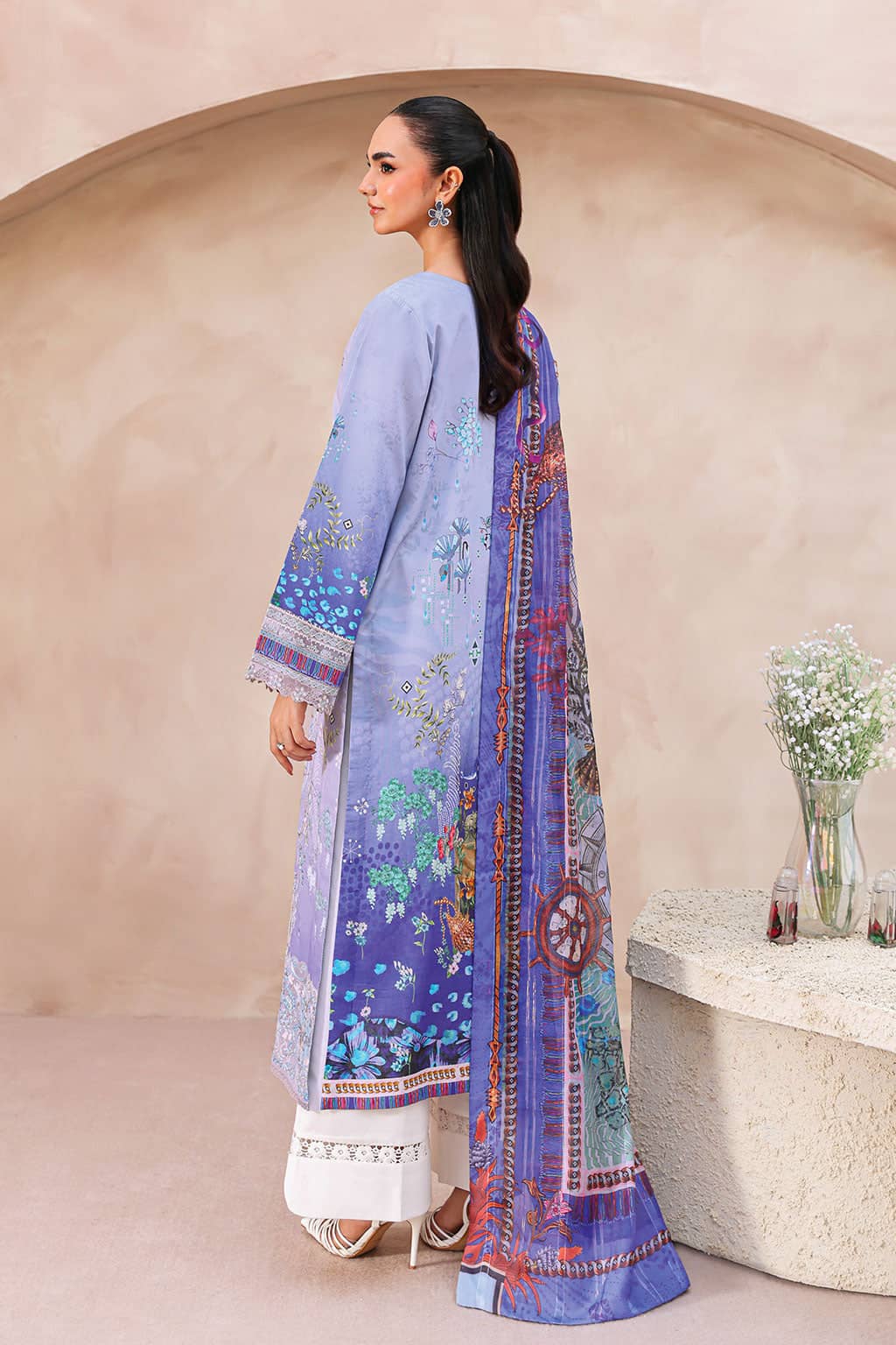 Mashaal Lawn by Ramsha Vol 15/Munark Dupatta L-1505