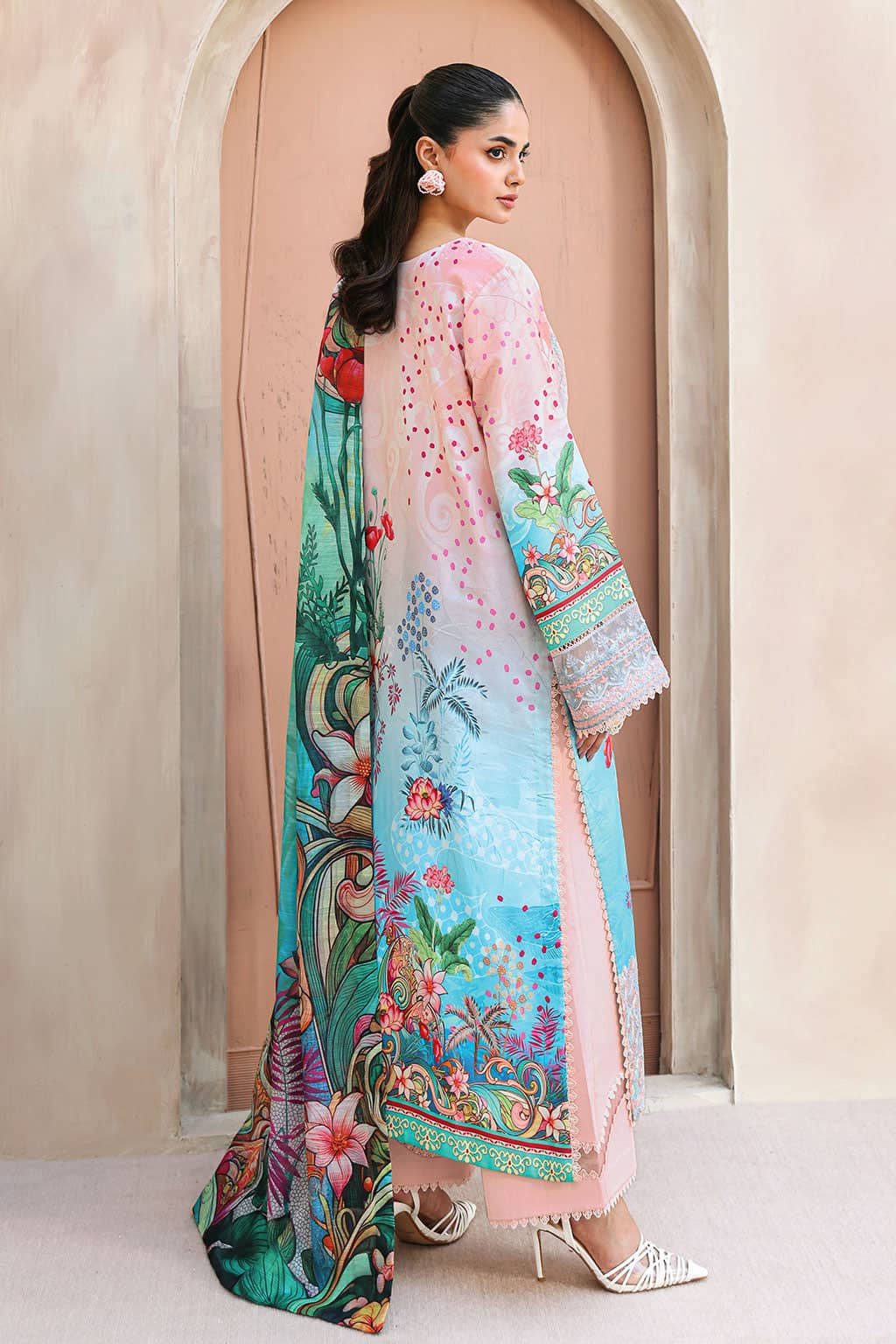 Mashaal Lawn by Ramsha Vol 15/Munark Dupatta L-1510