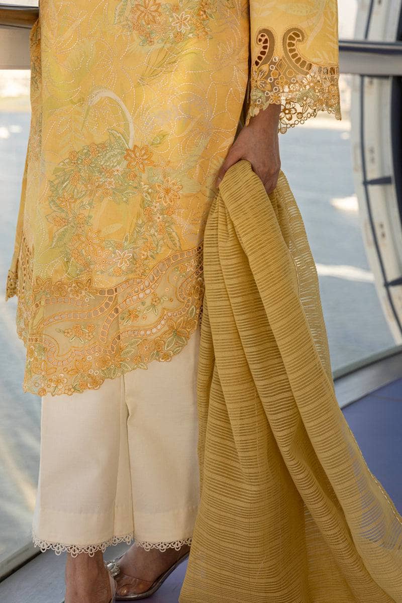Rang Rasiya Carnation Lawn Pakistani Suits Rang Rasiya Carnation Lawn/Liana/Yellow