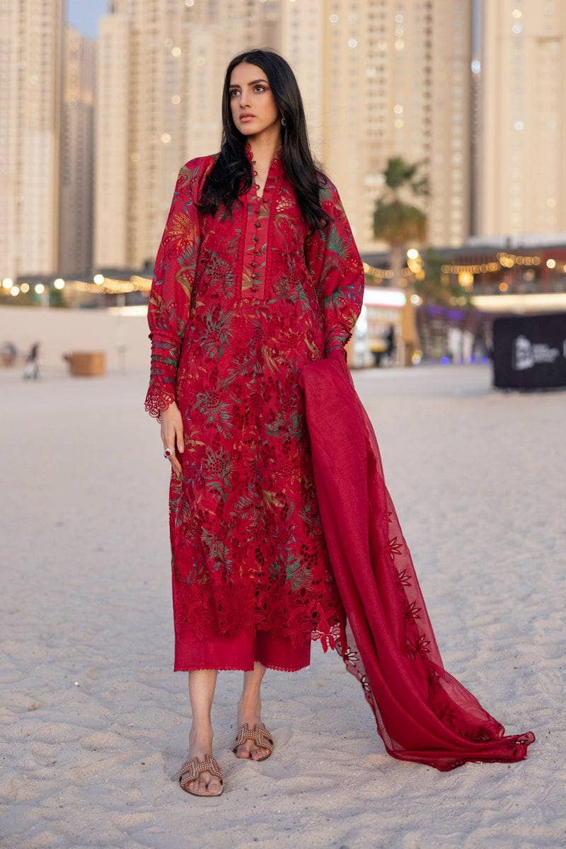 Rang Rasiya Carnation Lawn Pakistani Suits Rang Rasiya Carnation Lawn/Scarlet/Red