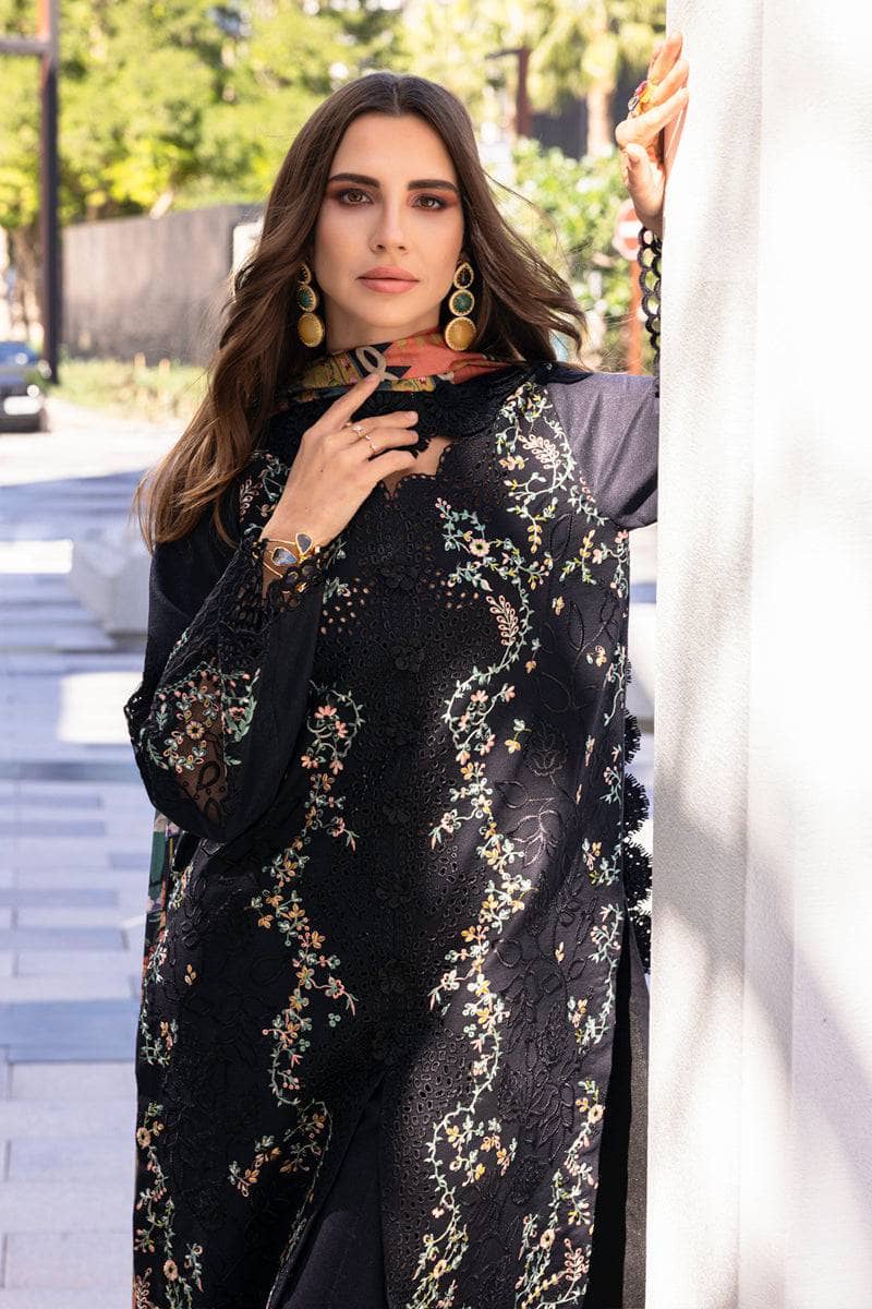 Rang Rasiya Carnation Lawn Pakistani Suits Rang Rasiya Carnation Lawn/Sophie/Black