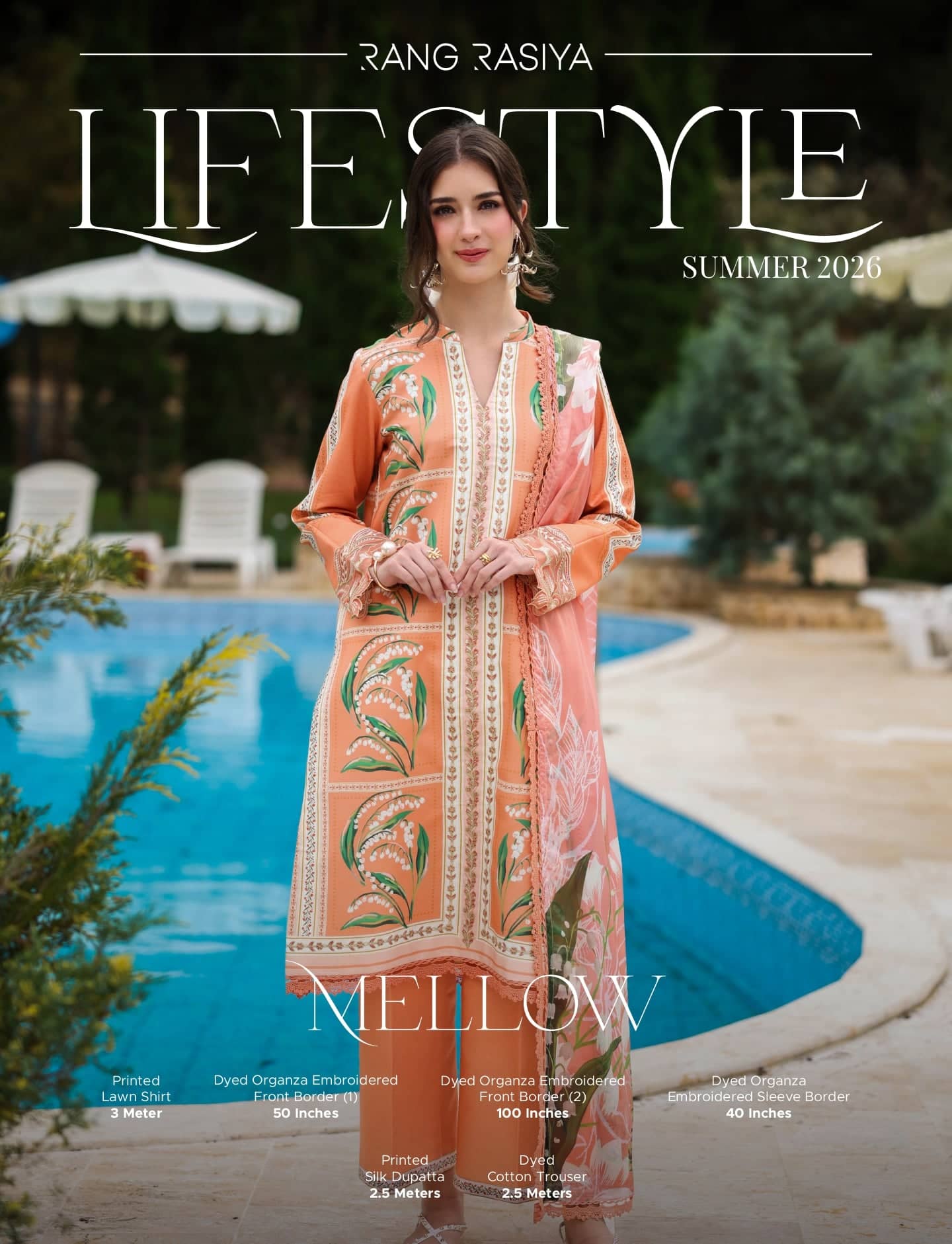 Rang Rasiya Lifestyle 26/Mellow/Coral Sunset