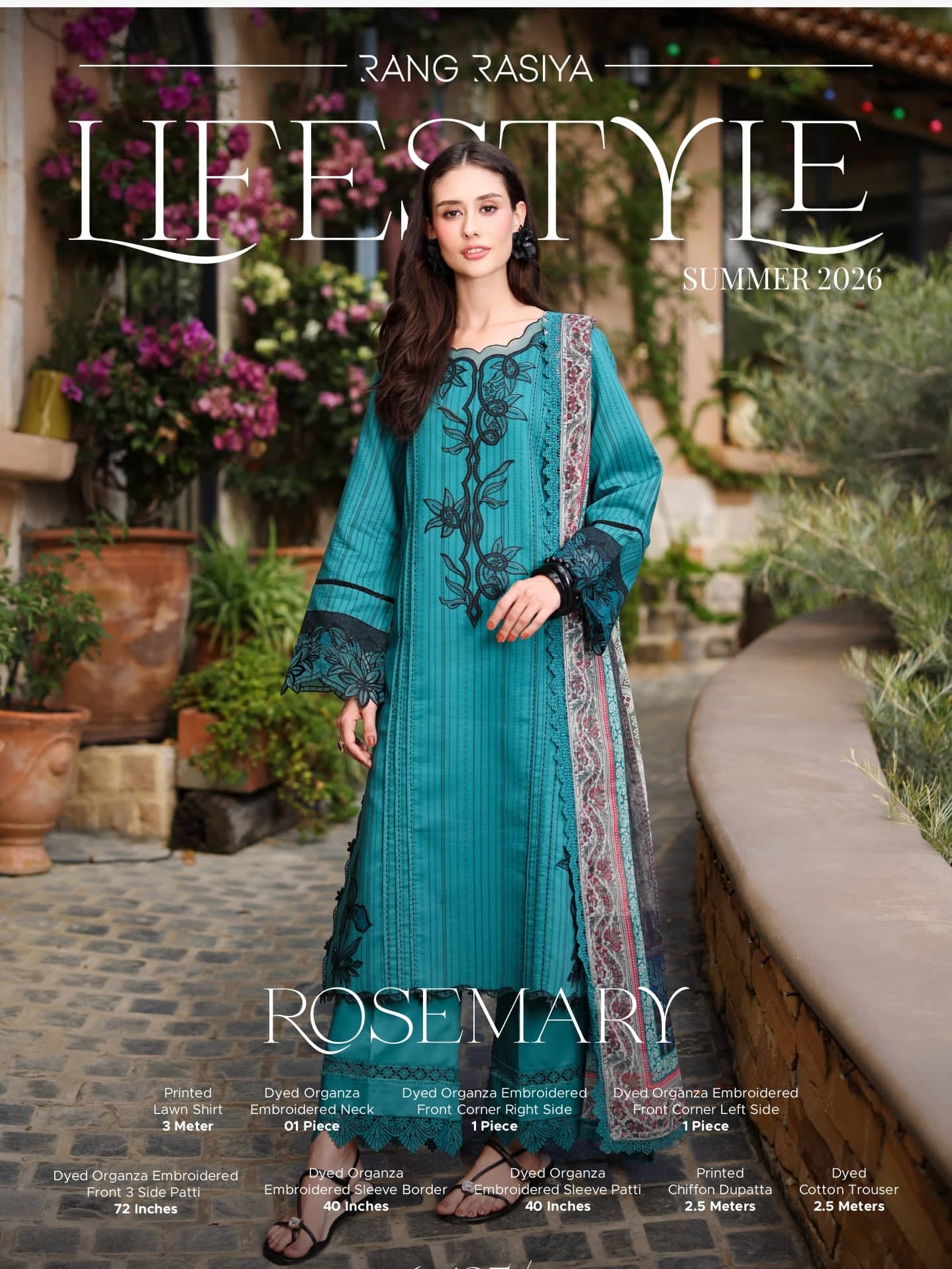 Rang Rasiya Lifestyle 26/Rosemary/Mystic Teal