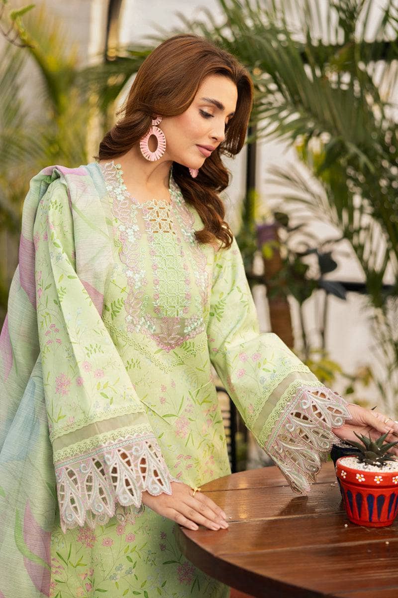 Restocked/Rang Rasiya Lifestyle 25/Parrot Green/Rosemary