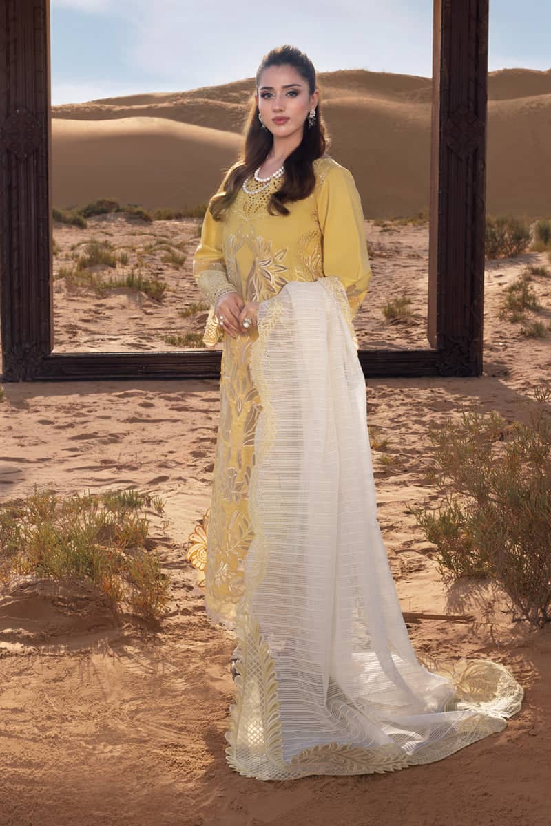 Restocked/Rang Rasiya Premium 26/Hoorain/Sun Kissed Yellow