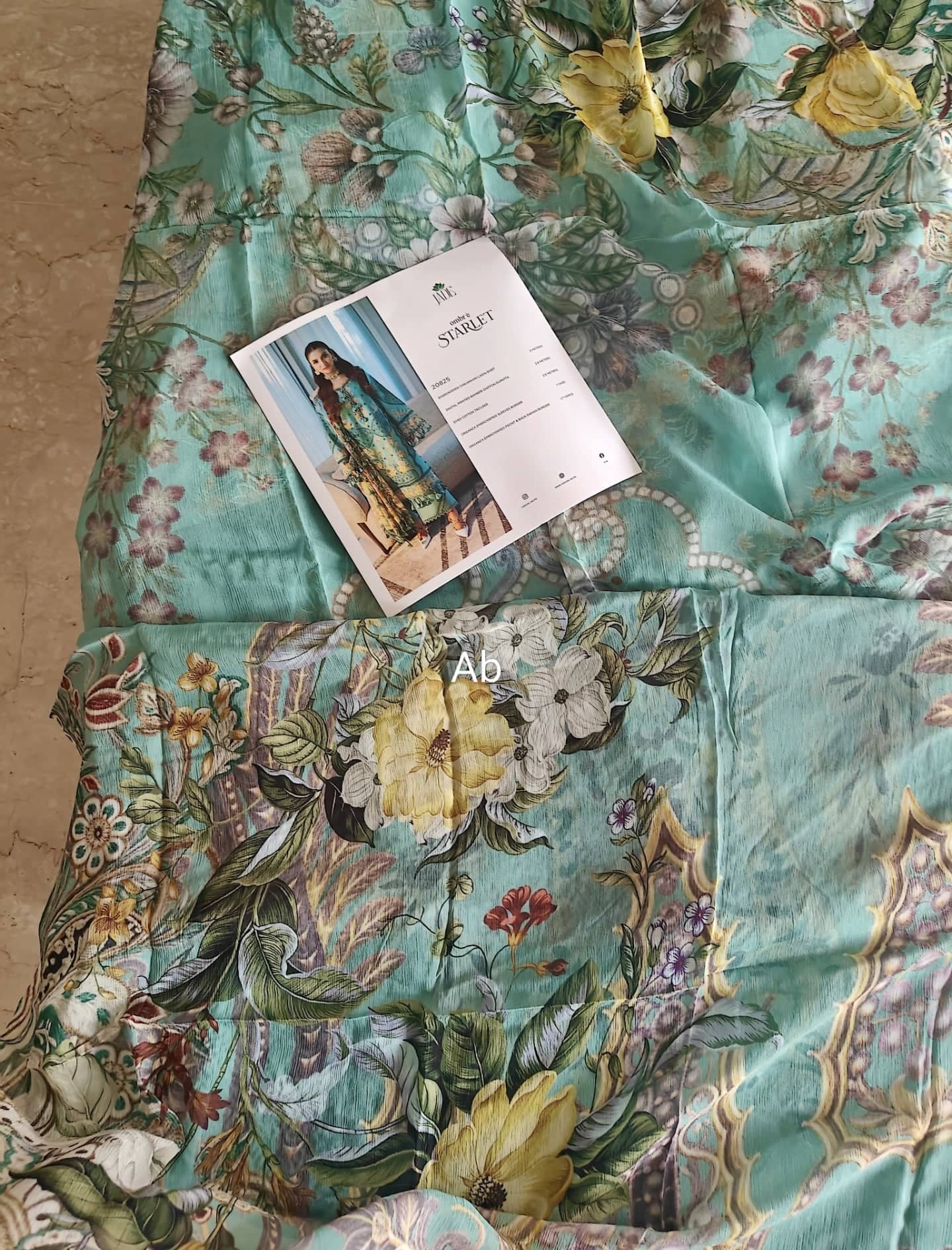 Open Pic/Jade Ombre Starlet Lawn