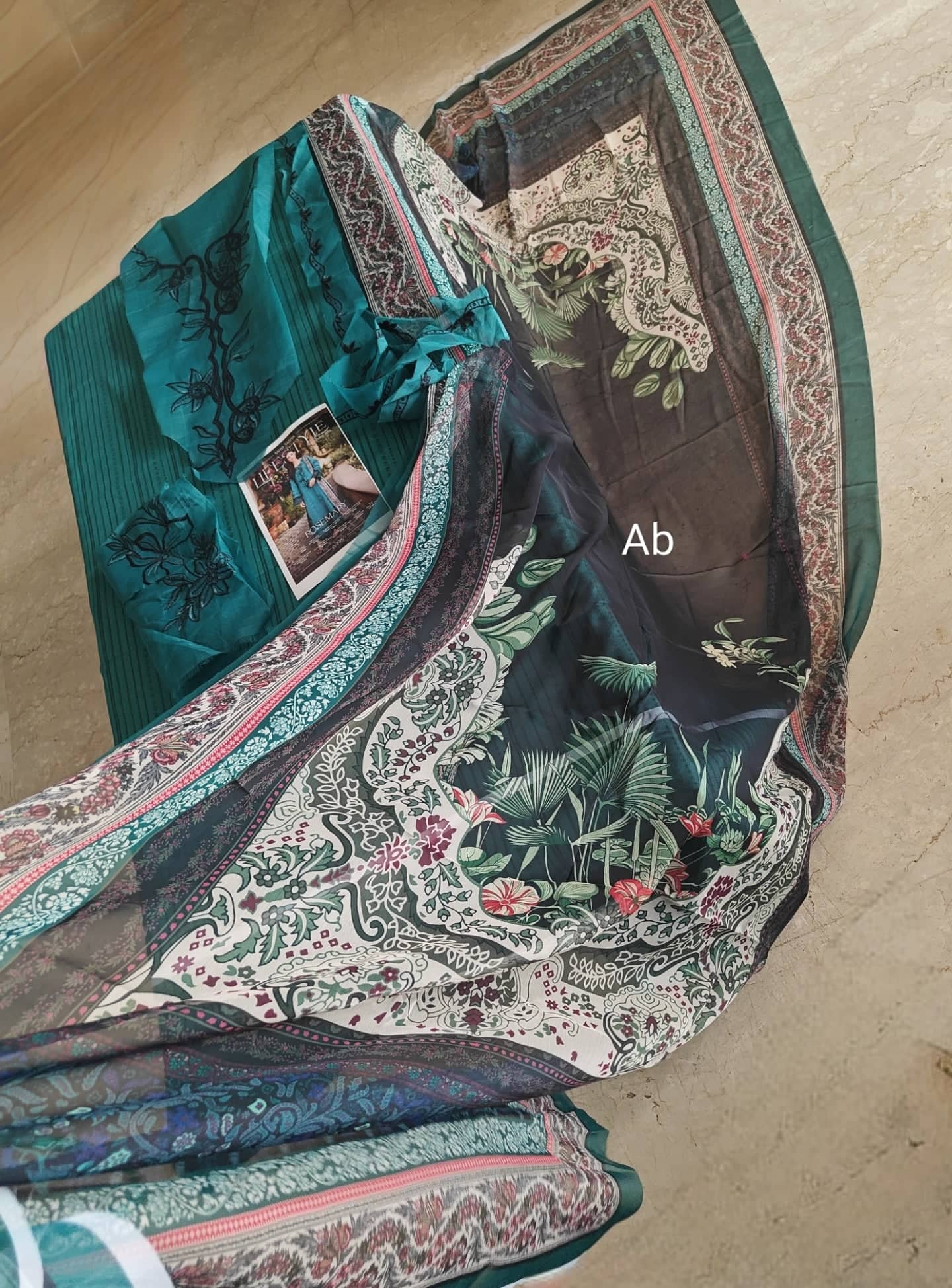 Open Pic/Rang Rasiya Lifestyle 26/Rosemary/Mystic Teal