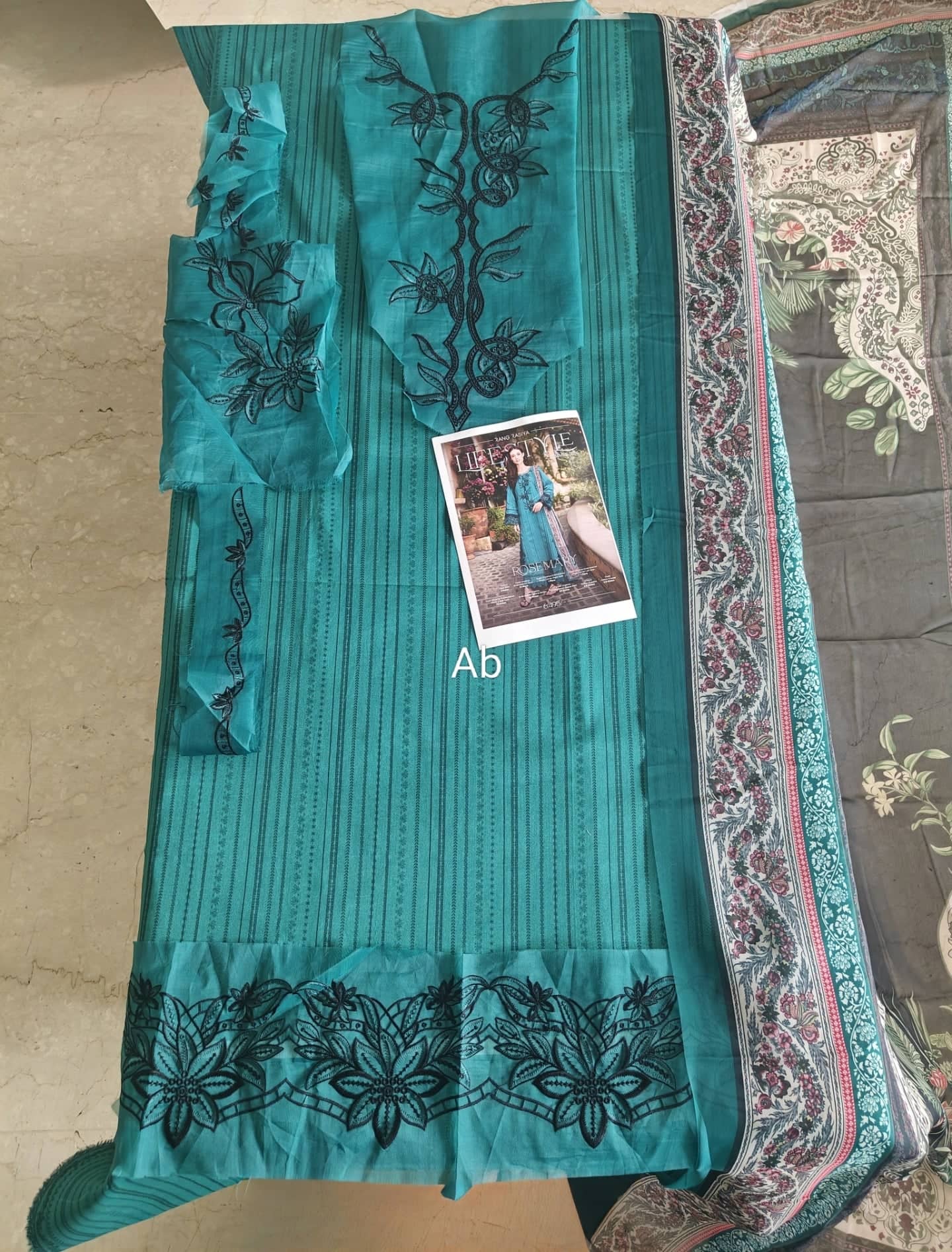 Open Pic/Rang Rasiya Lifestyle 26/Rosemary/Mystic Teal