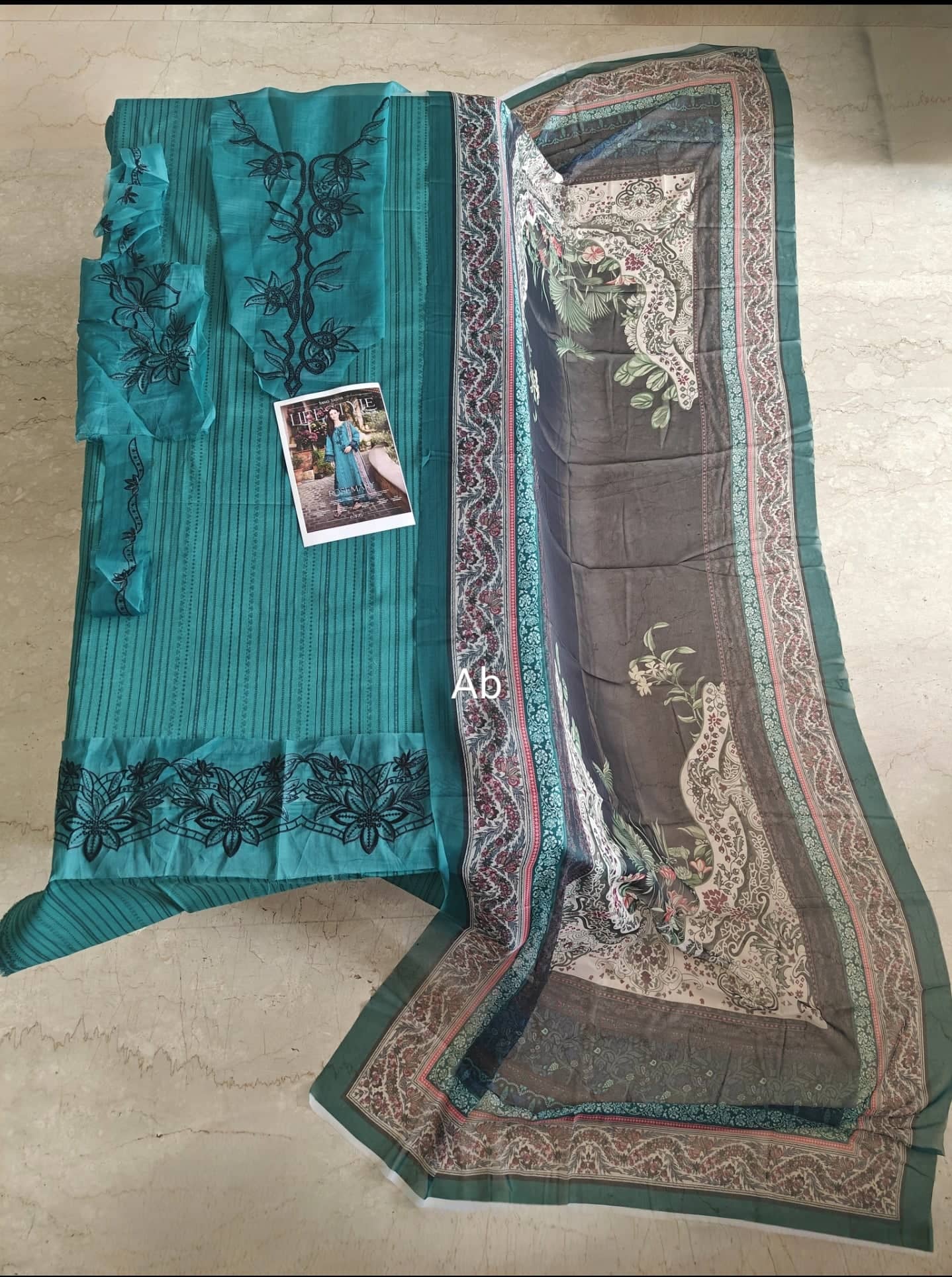 Open Pic/Rang Rasiya Lifestyle 26/Rosemary/Mystic Teal
