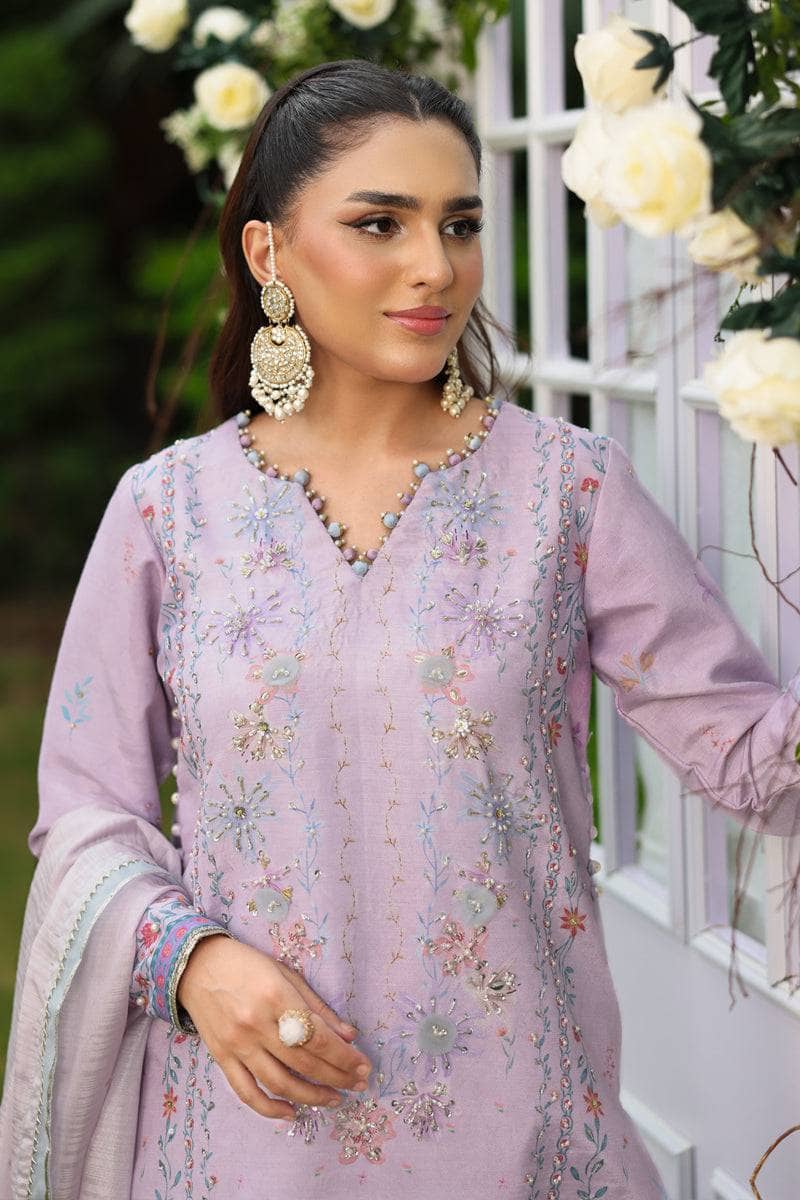 Rang Rasiya Luxe Silk/Hand Work/Irsia/Lavender
