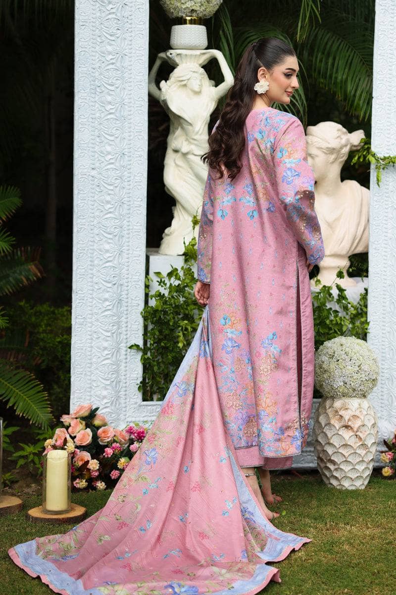 Rang Rasiya Luxe Silk/Hand Work/Malisa/Flamingo