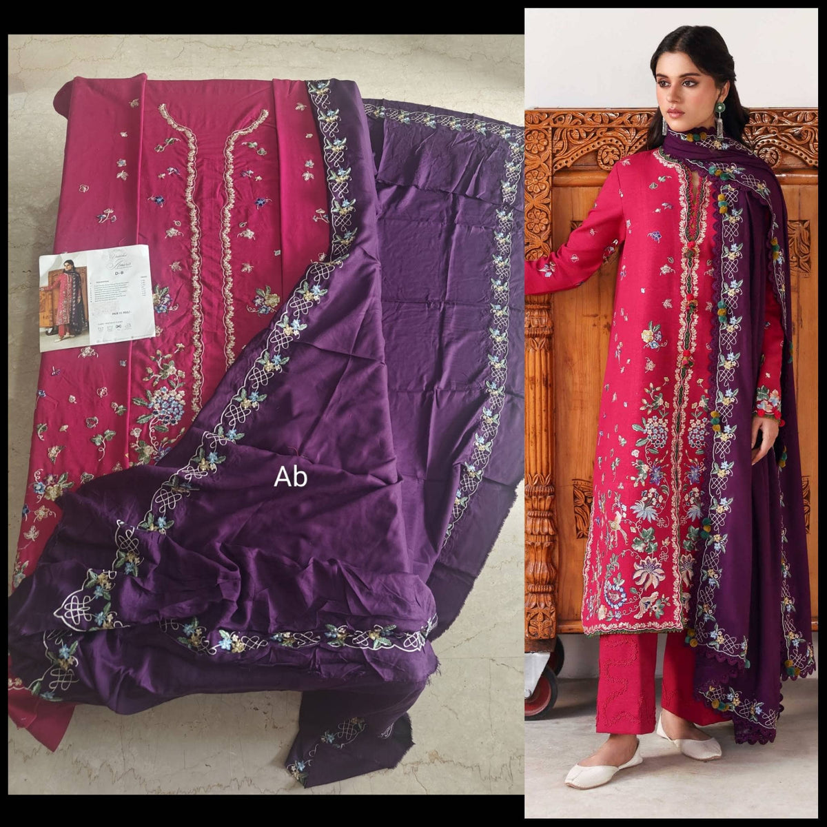 Open Pic/Republic Womens Wear Amaris/Winter/Elaria/Multi/Khaddar