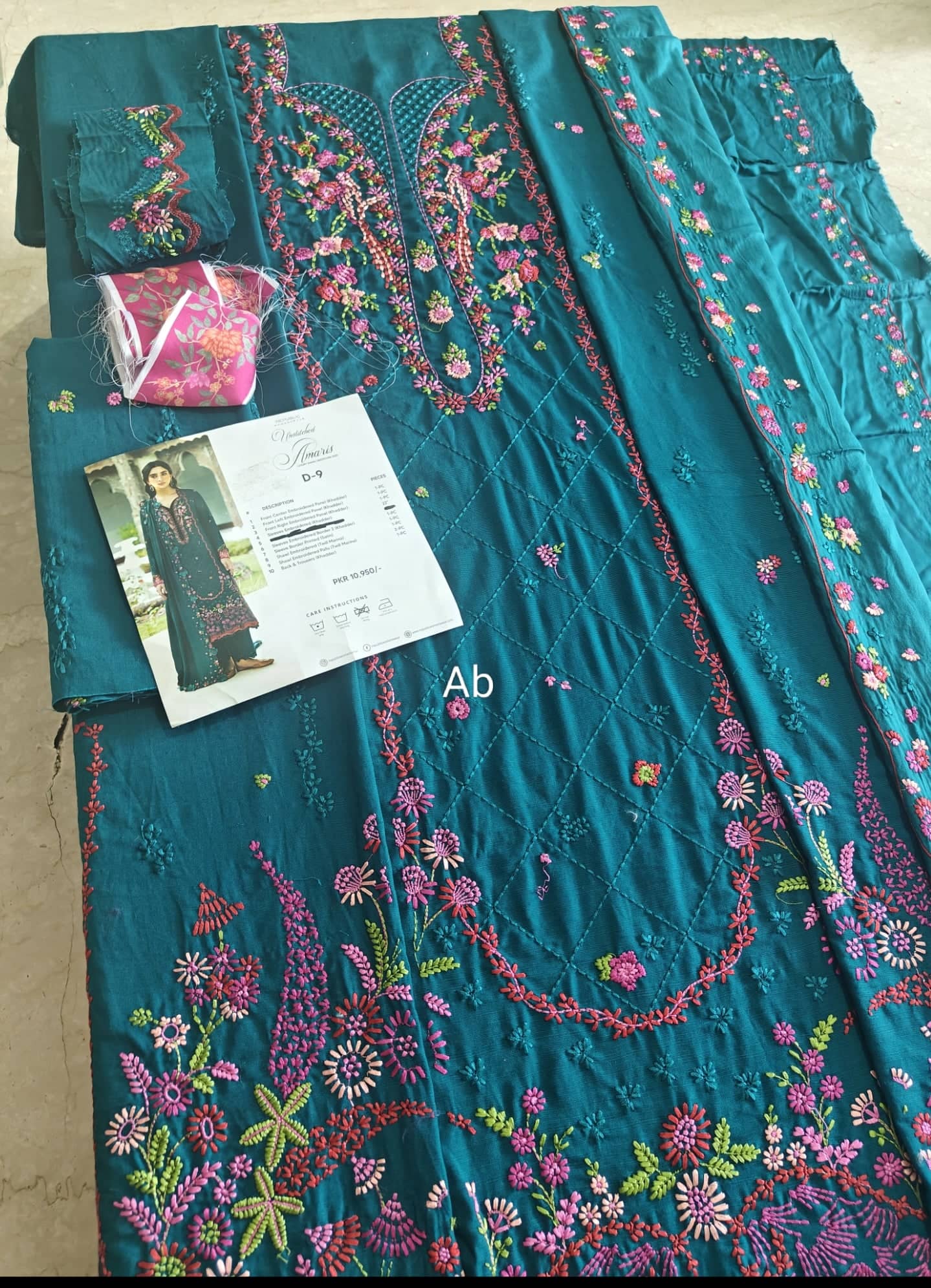 Open Pic/Republic Womens Wear Amaris/Winter/Teal/Khaddar