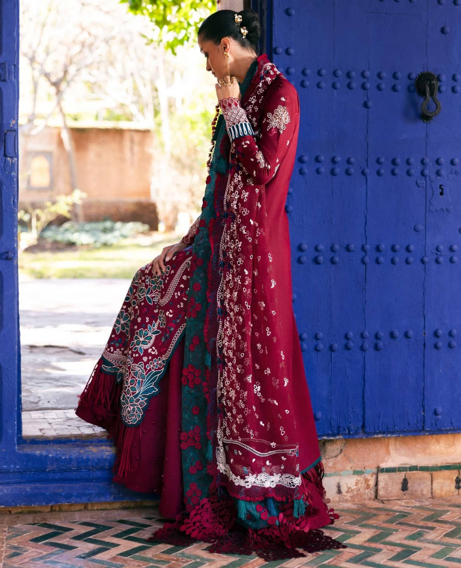 Republic Womens Wear Reine Luxury/Eden/Maroon