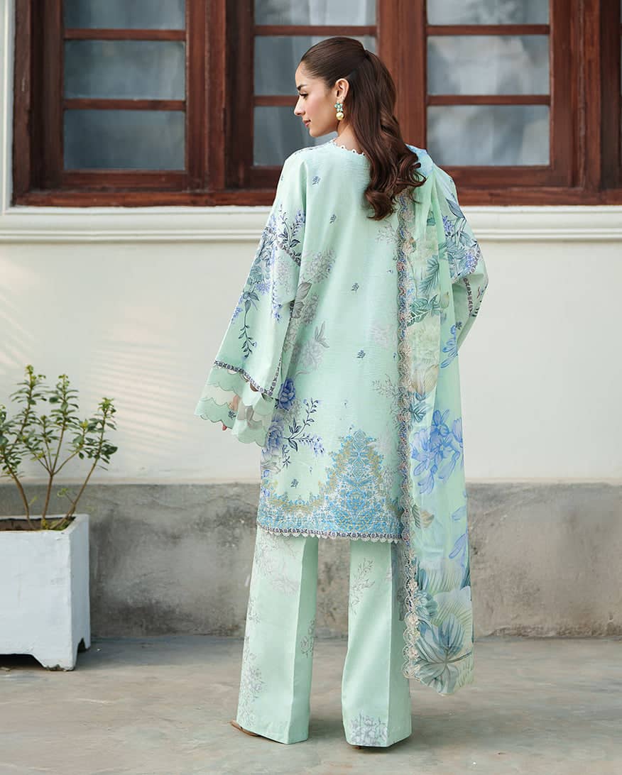 Roheenaz Whispered Floral/Soft Meadow/Mint Green