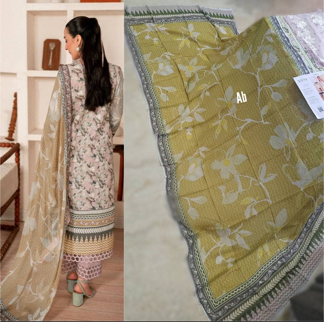 Roheenaz Selene Cambric Chiffon Dupatta