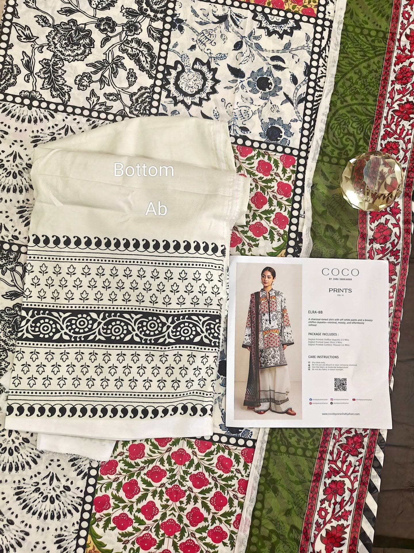 Open Pic/Sadaf Fawad Khan Siraa Lawn/Kantha Rose