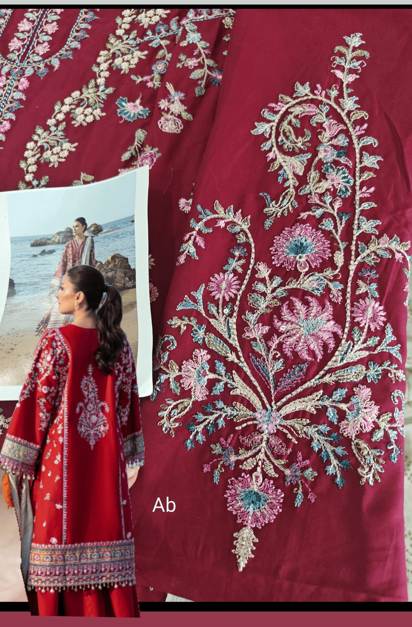 Open Pic/Sale‼️Sadaf Fawad Khan Siraa Lawn 26/Aatish