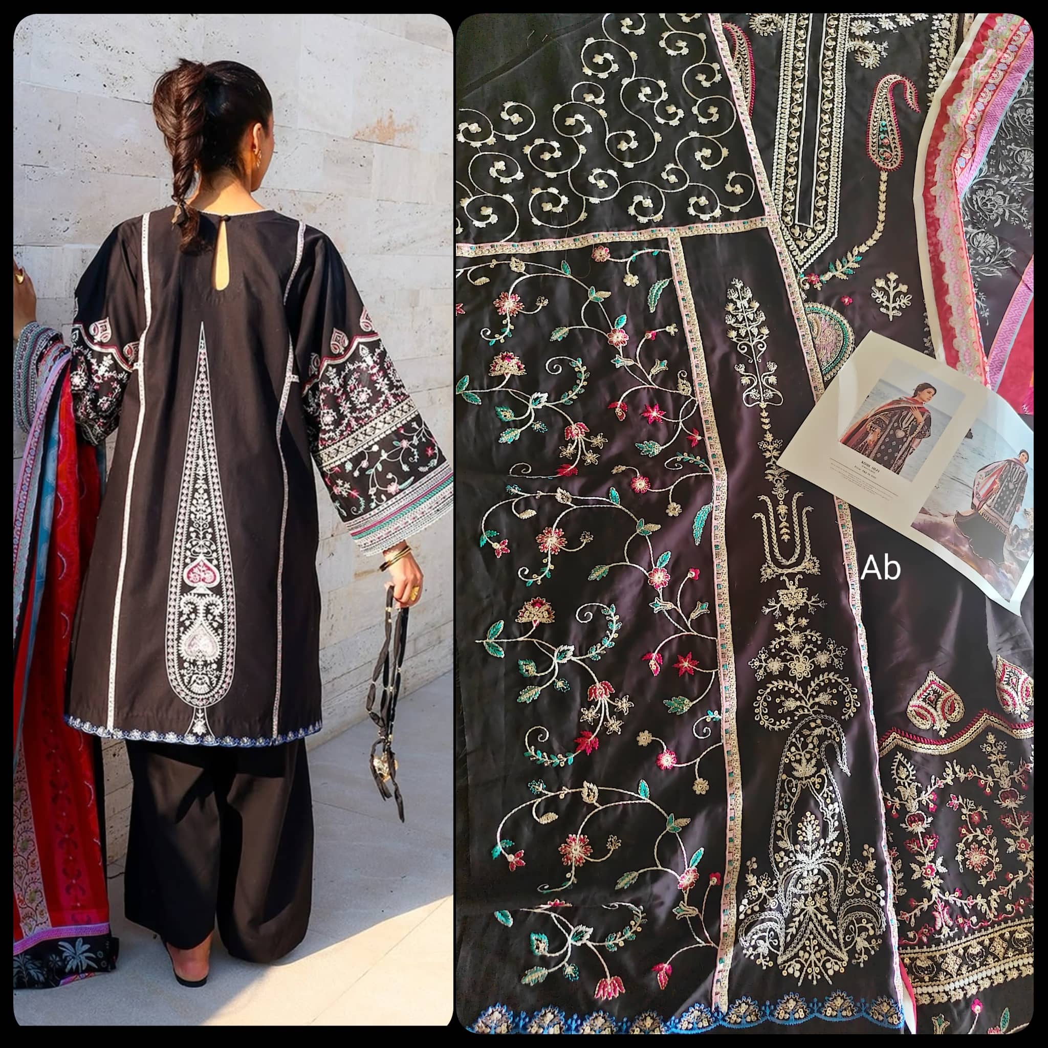Open Pic/Sale‼️Sadaf Fawad Khan Siraa Lawn 26/Kohl