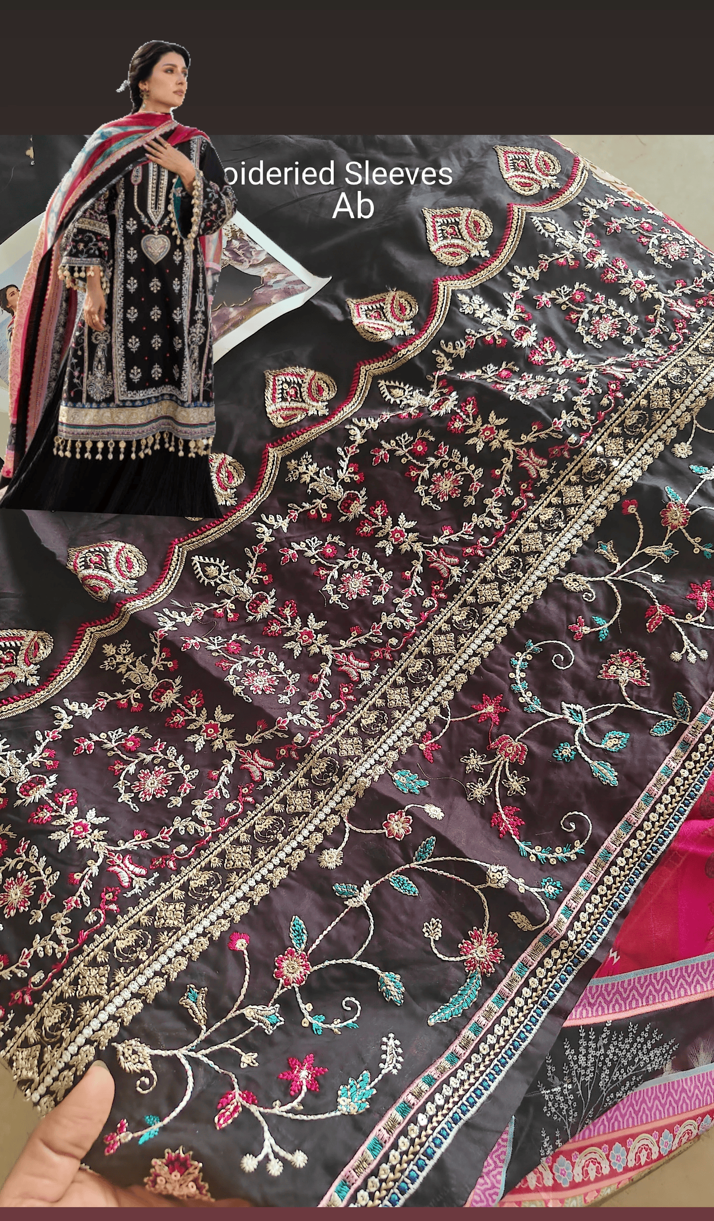 Open Pic/Sale‼️Sadaf Fawad Khan Siraa Lawn 26/Kohl