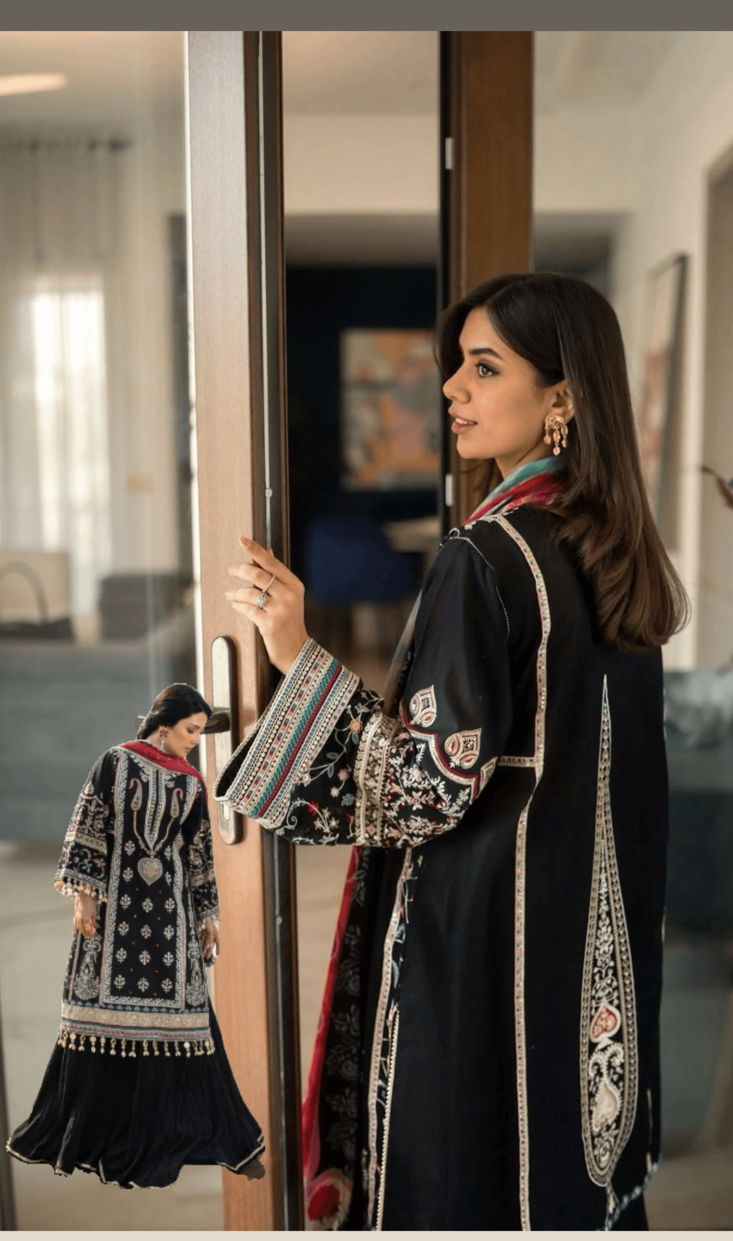Sale‼️Spotted in Sadaf Fawad Khan Siraa Lawn 26/Kohl