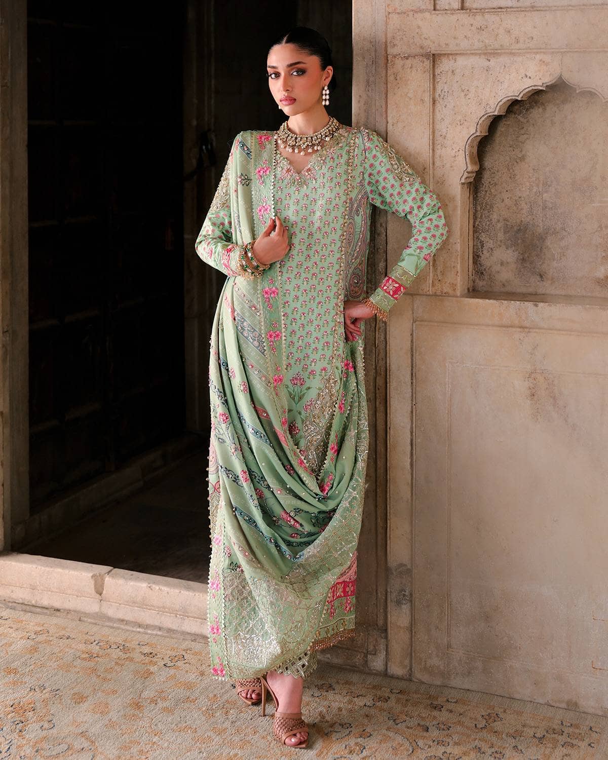 Saira Shakira Wedding Edition 26/Lotus/Jade Green