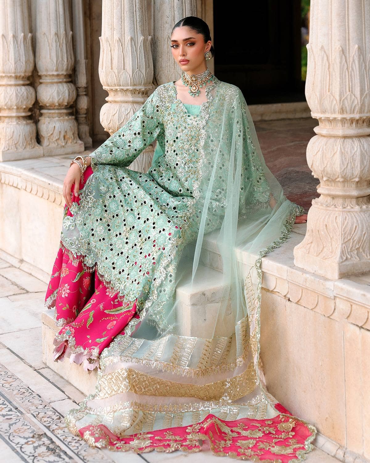 Saira Shakira Wedding Edition 26/Voila/Mint Green