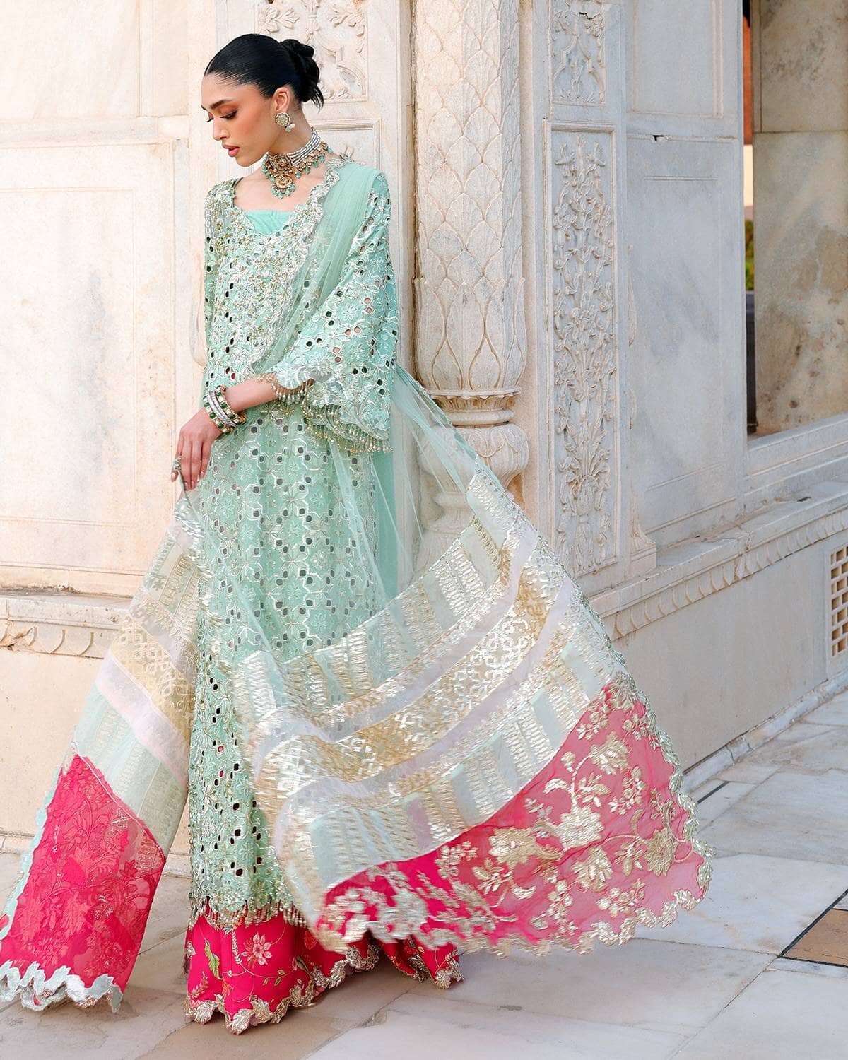 Saira Shakira Wedding Edition 26/Voila/Mint Green