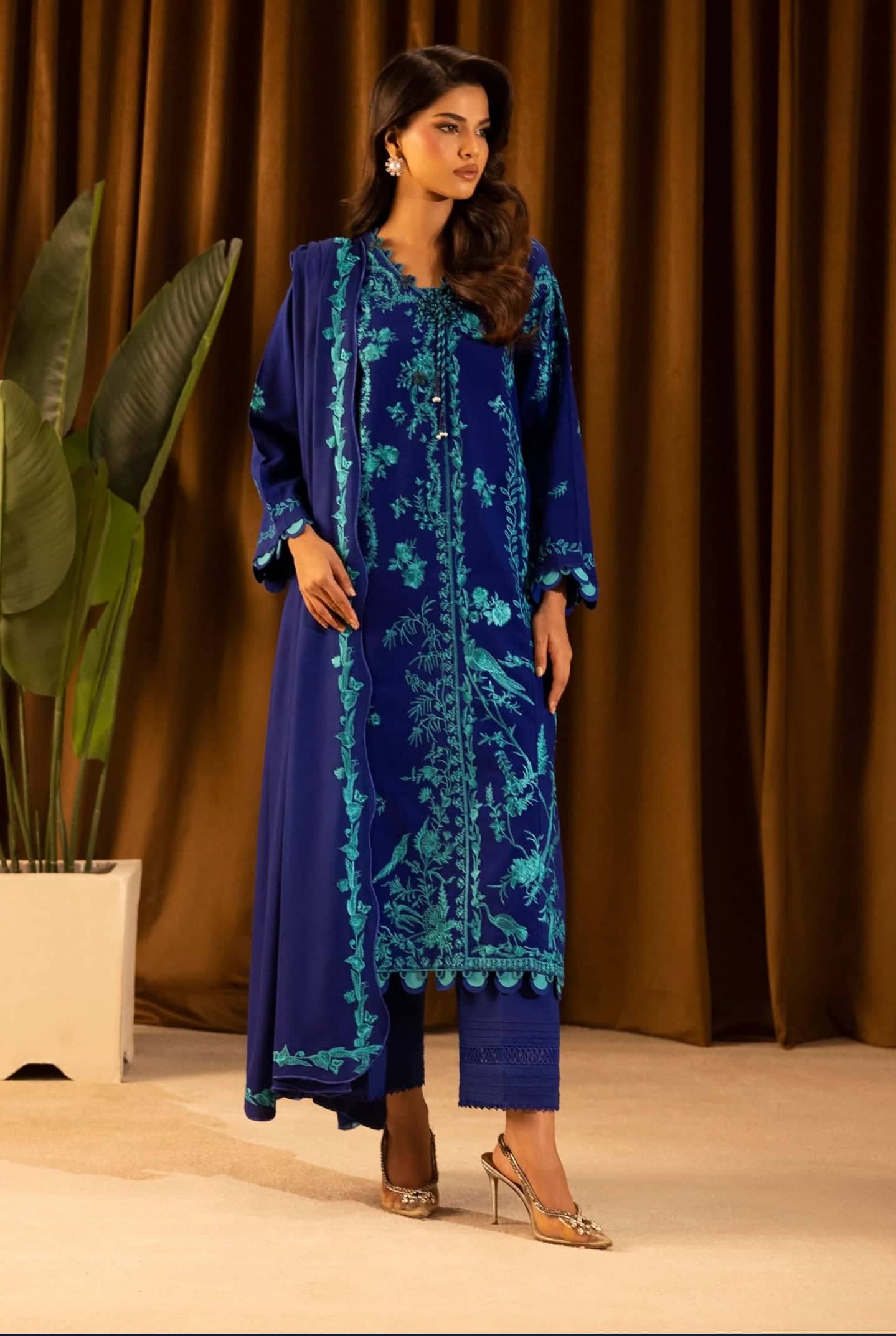 Sana Safinaz Luxury Winter Collection Sana Safinaz Muzlin Winter 25/10 B