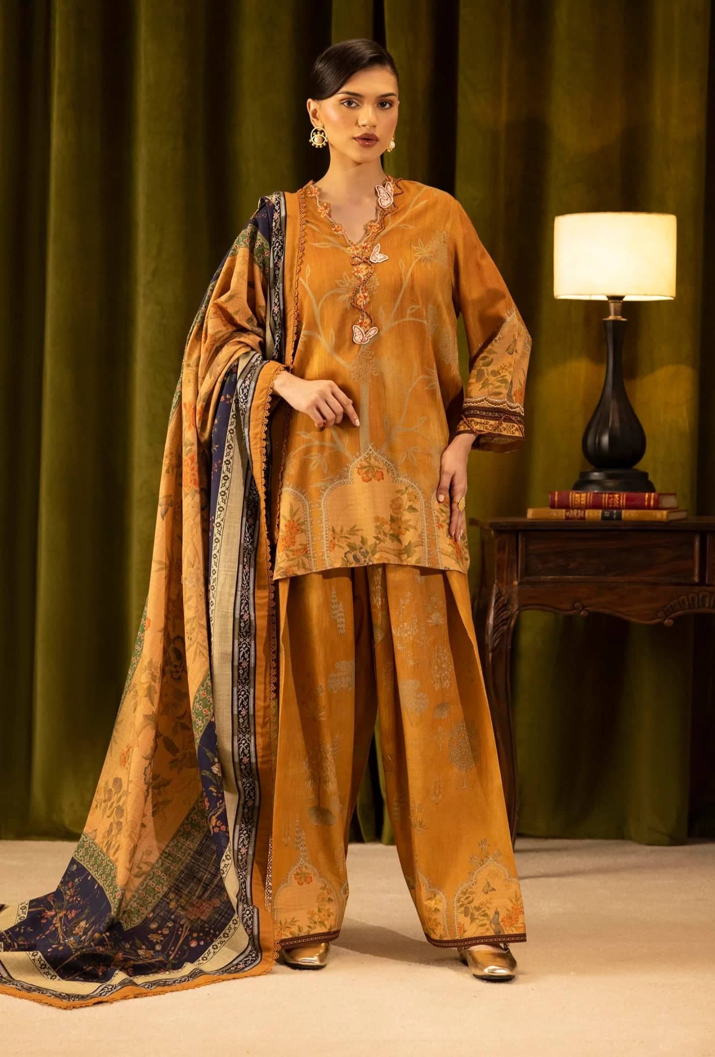 Sana Safinaz Luxury Winter Collection Sana Safinaz Muzlin Winter 25/16 B