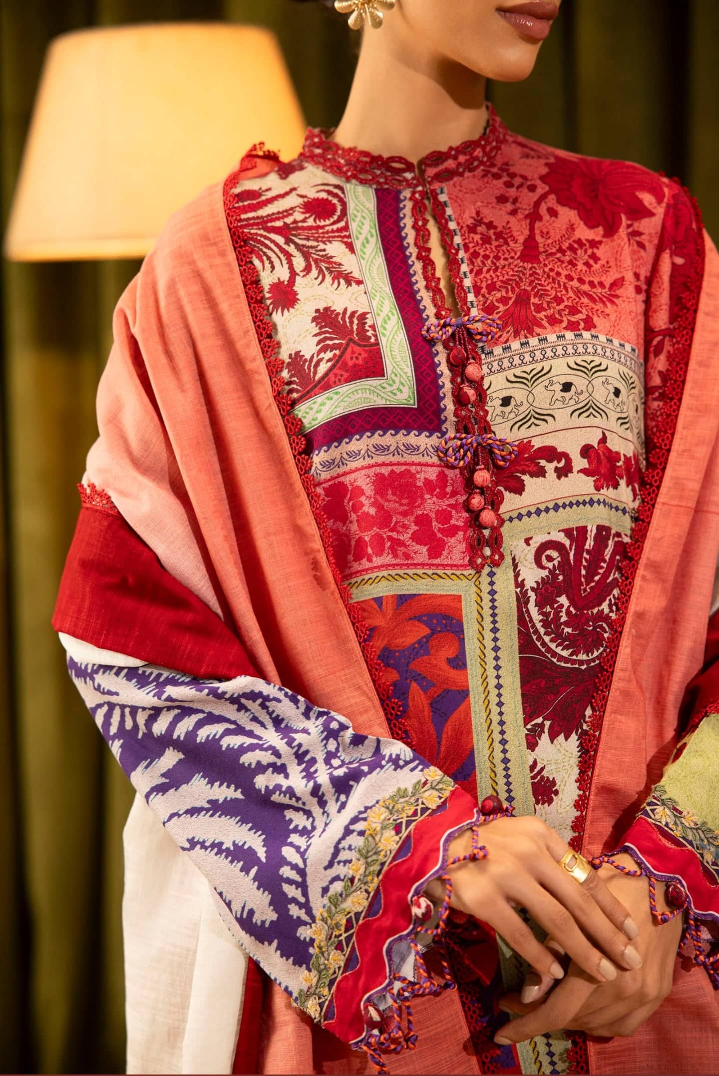 Sana Safinaz Luxury Winter Collection Sana Safinaz Muzlin Winter 25/18 A