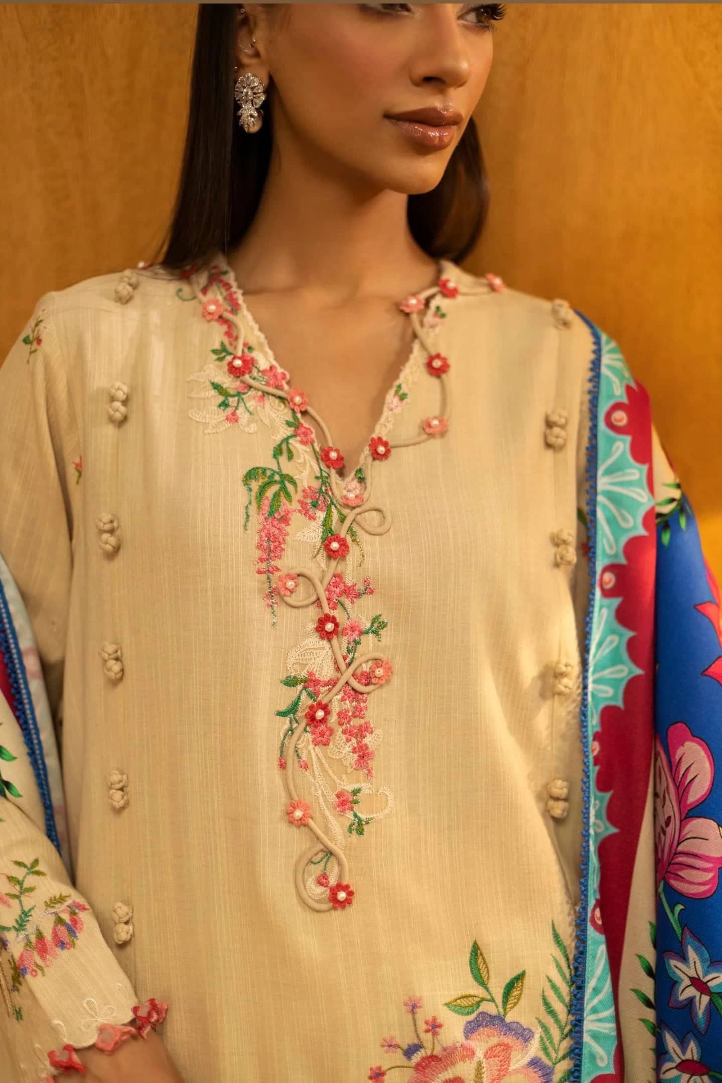 Sana Safinaz Luxury Winter Collection Sana Safinaz Muzlin Winter 25/1A