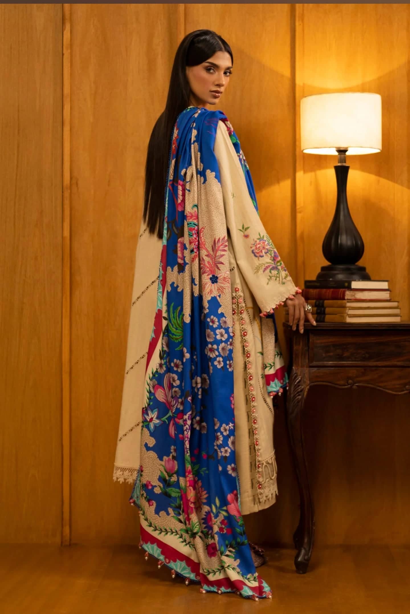 Sana Safinaz Luxury Winter Collection Sana Safinaz Muzlin Winter 25/1A