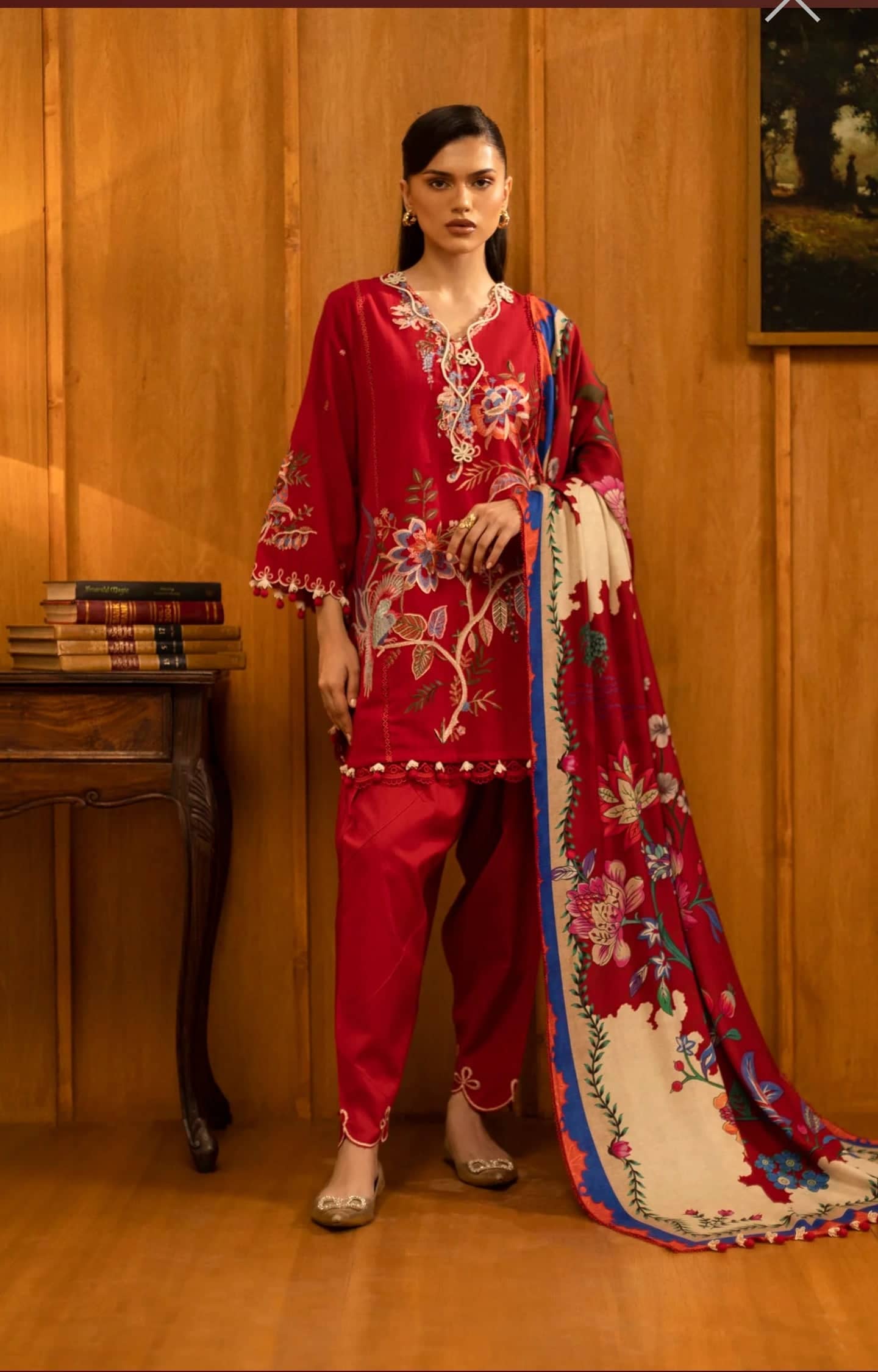 Sana Safinaz Luxury Winter Collection Sana Safinaz Muzlin Winter 25/1B