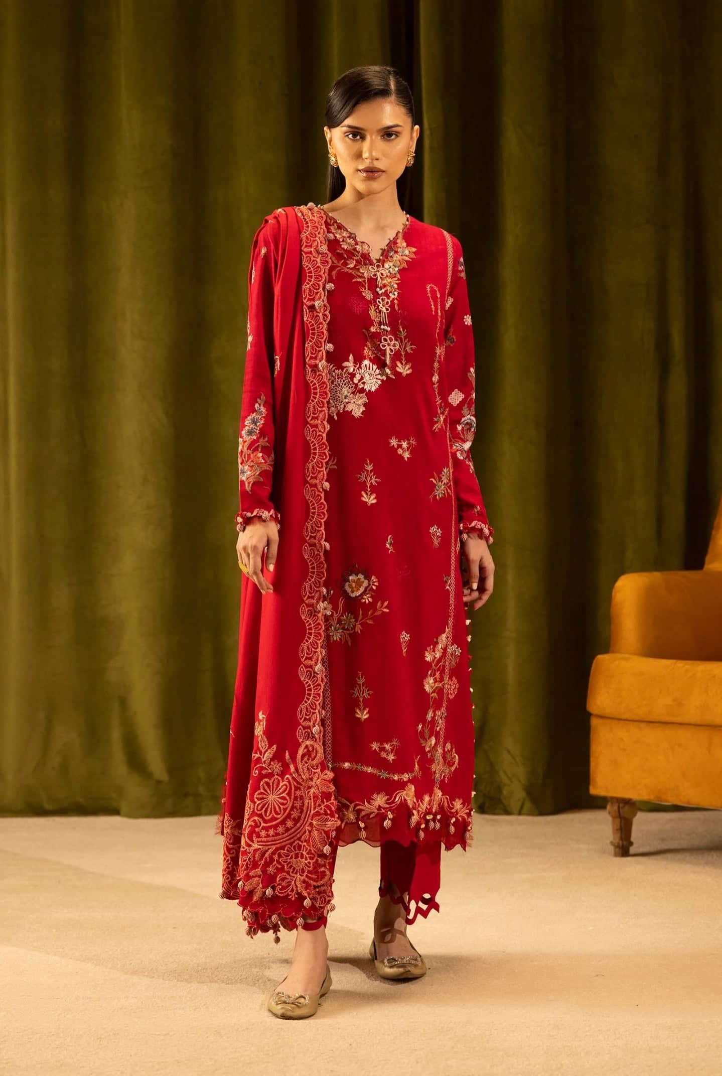 Sana Safinaz Luxury Winter Collection Sana Safinaz Muzlin Winter 25/2A