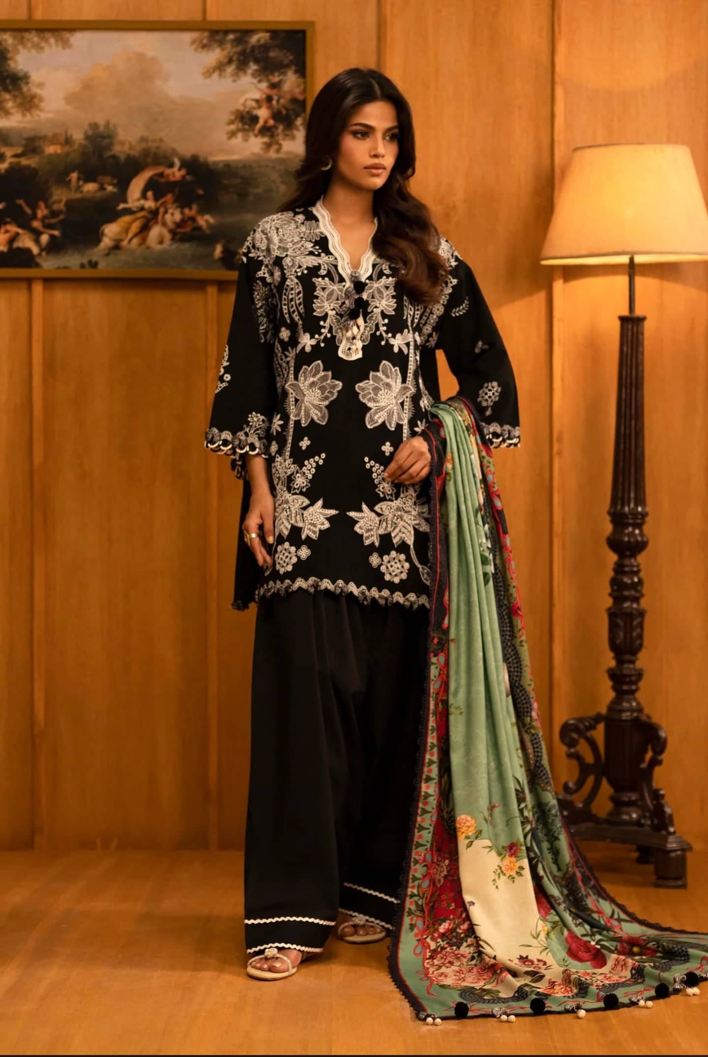 Sana Safinaz Luxury Winter Collection Sana Safinaz Muzlin Winter 25/5A