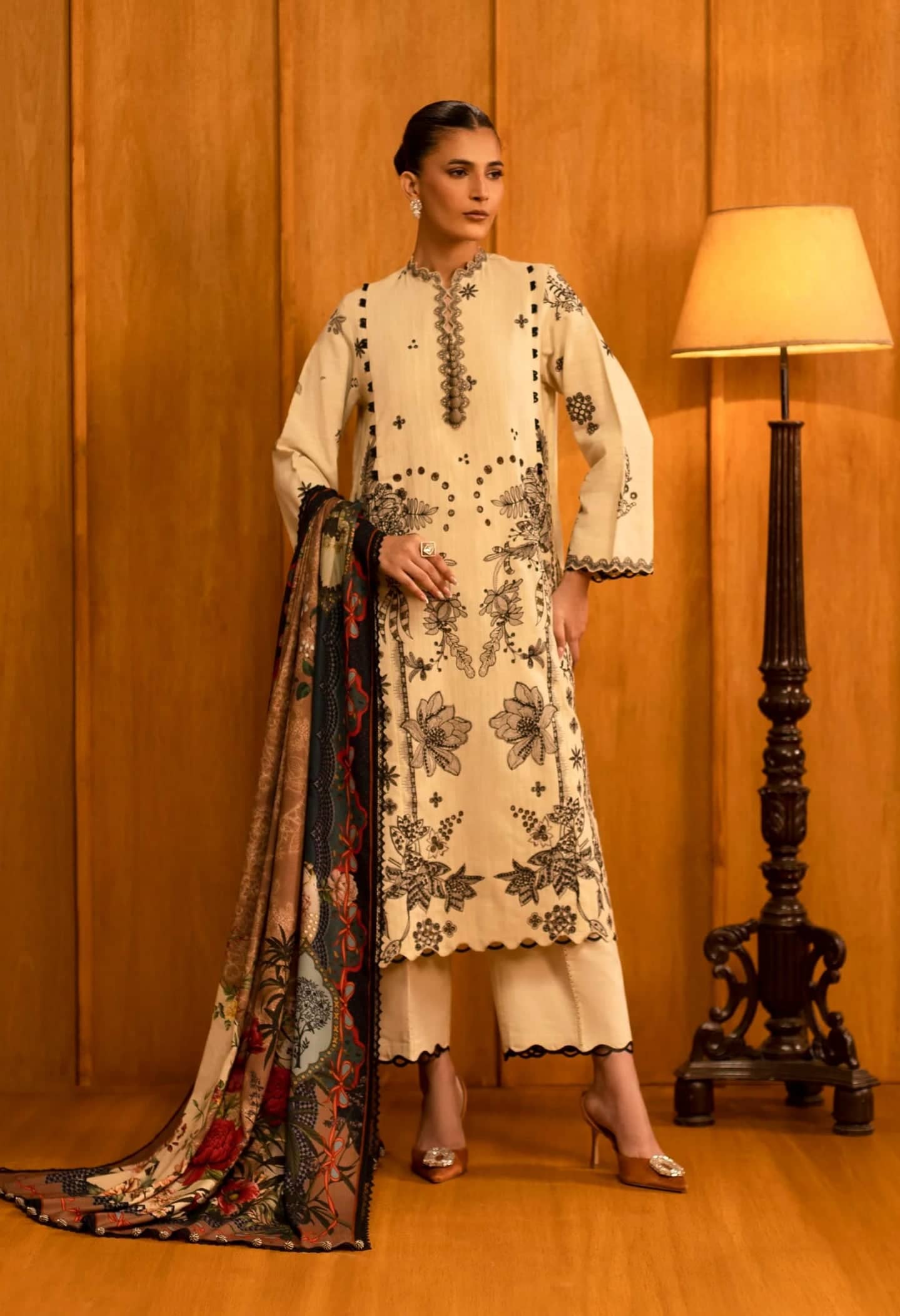 Sana Safinaz Luxury Winter Collection Sana Safinaz Muzlin Winter 25/5B