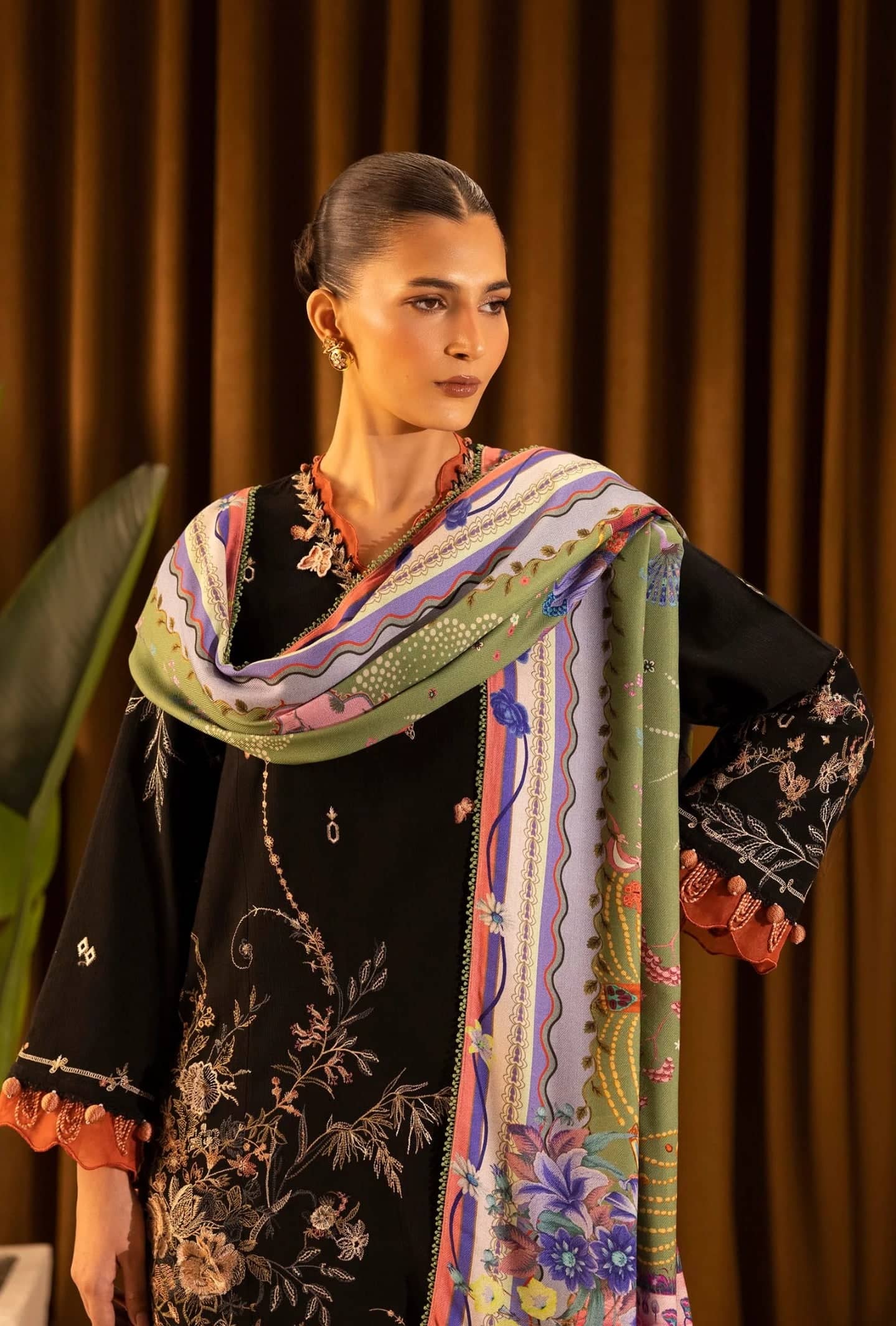 Sana Safinaz Luxury Winter Collection Sana Safinaz Muzlin Winter 25/6A