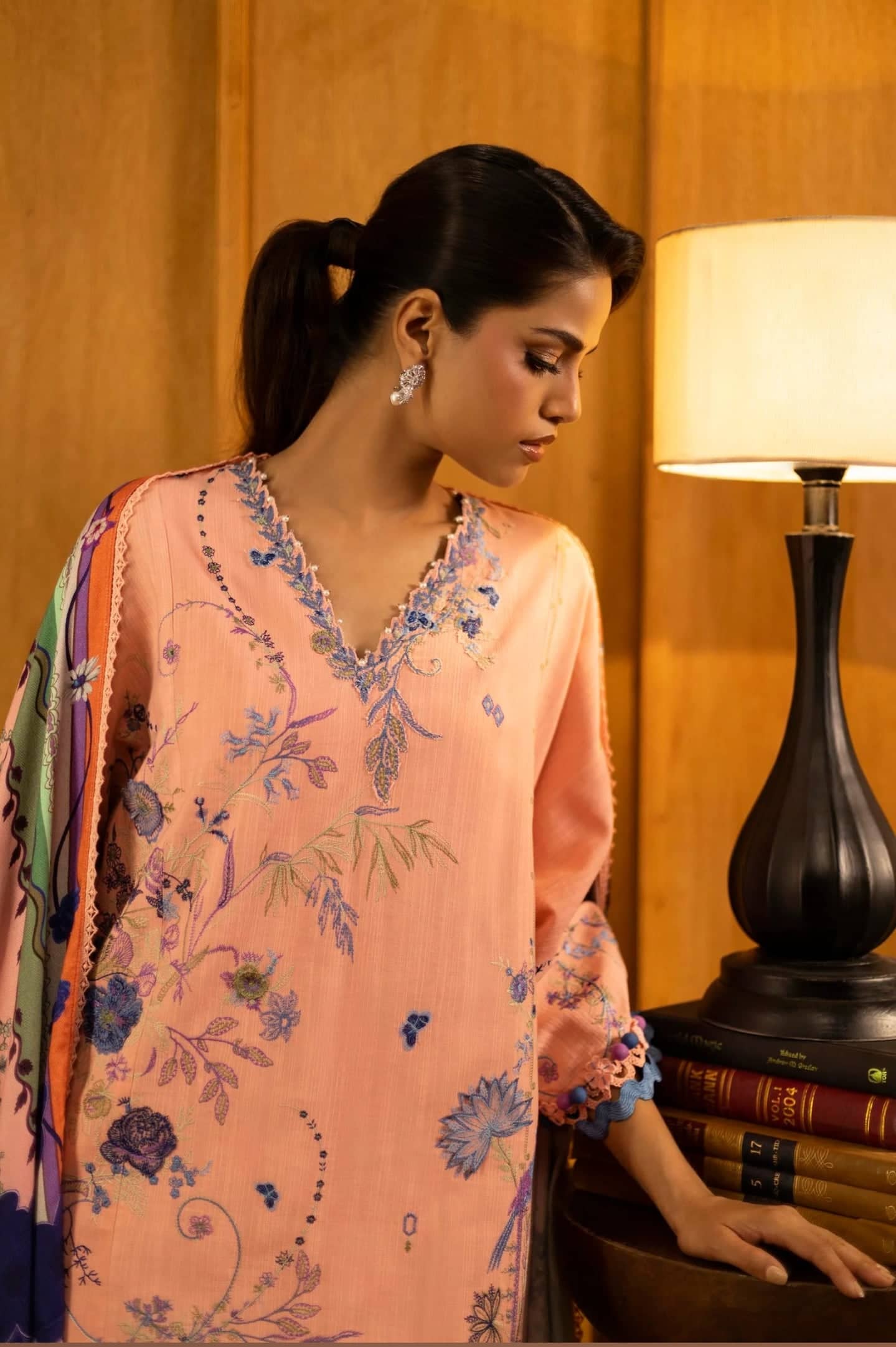 Sana Safinaz Luxury Winter Collection Sana Safinaz Muzlin Winter 25/6B