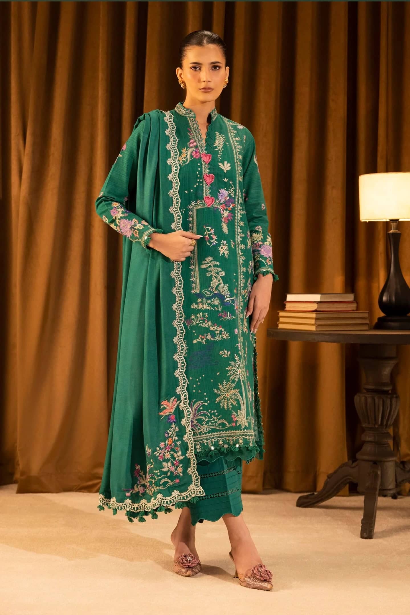 Sana Safinaz Luxury Winter Collection Sana Safinaz Muzlin Winter 25/7 A