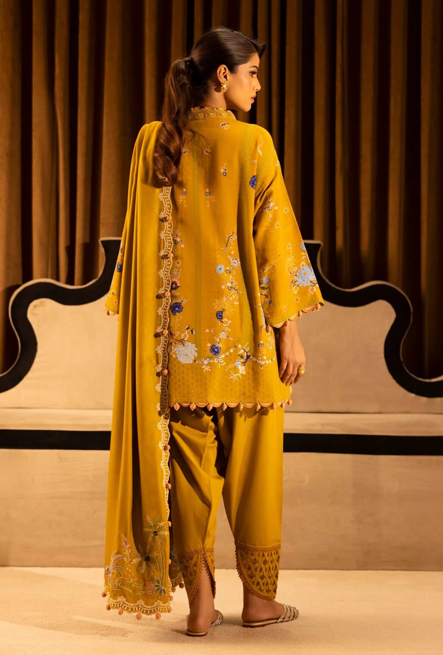Sana Safinaz Luxury Winter Collection Sana Safinaz Muzlin Winter 25/7B