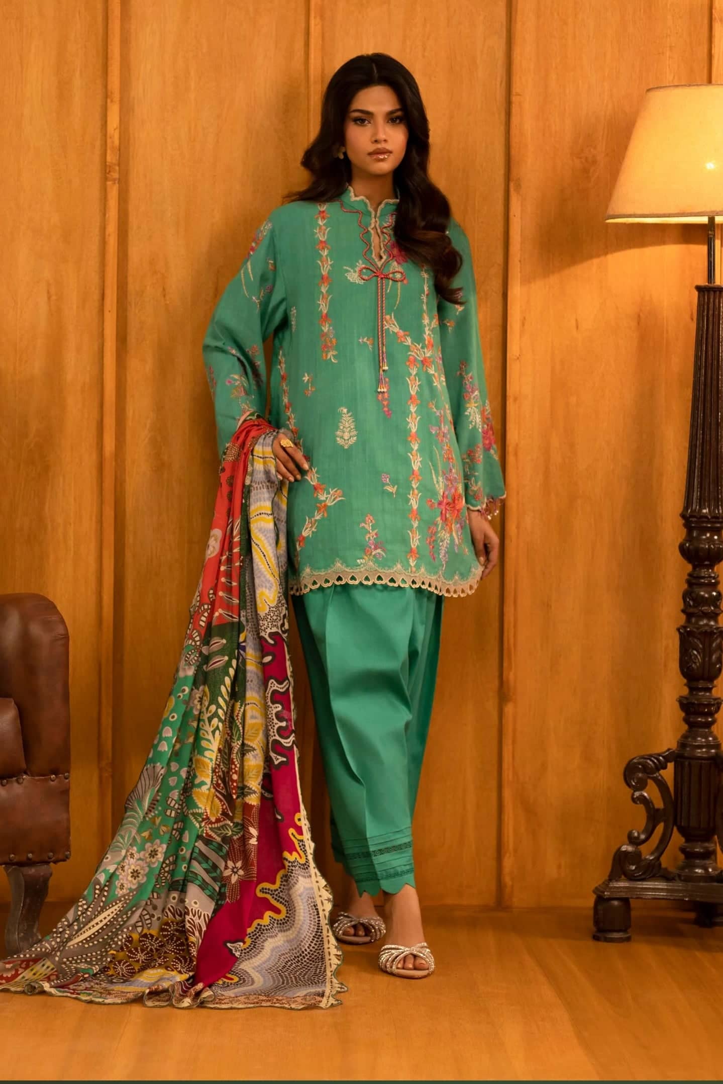 Sana Safinaz Luxury Winter Collection Sana Safinaz Muzlin Winter 25/8A