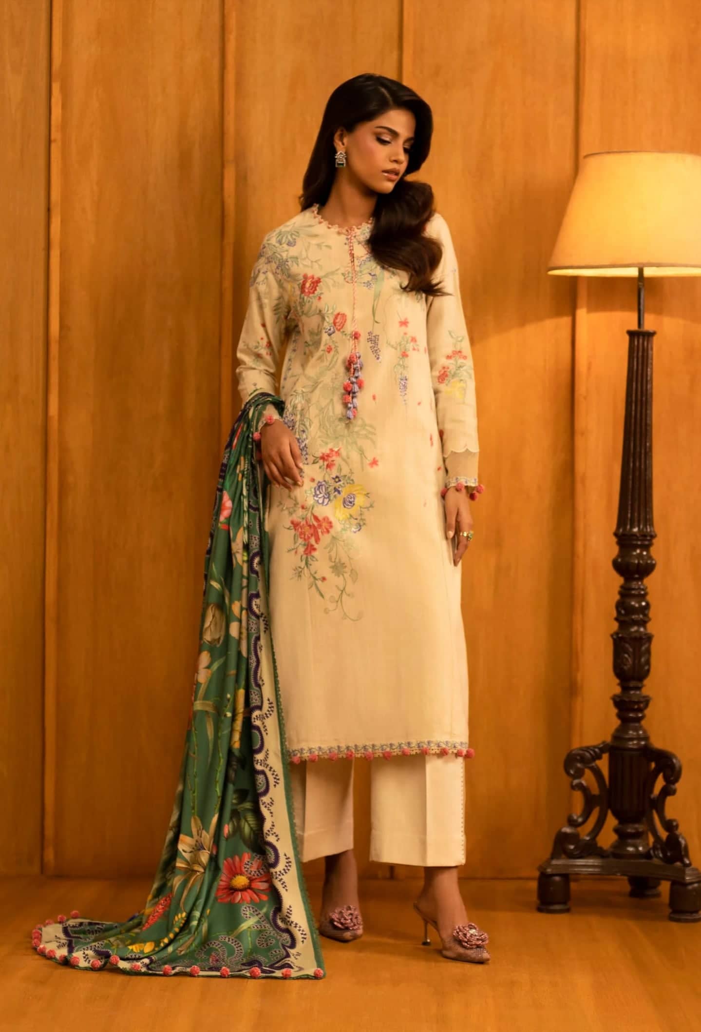 Sana Safinaz Luxury Winter Collection Sana Safinaz Muzlin Winter 25/9A