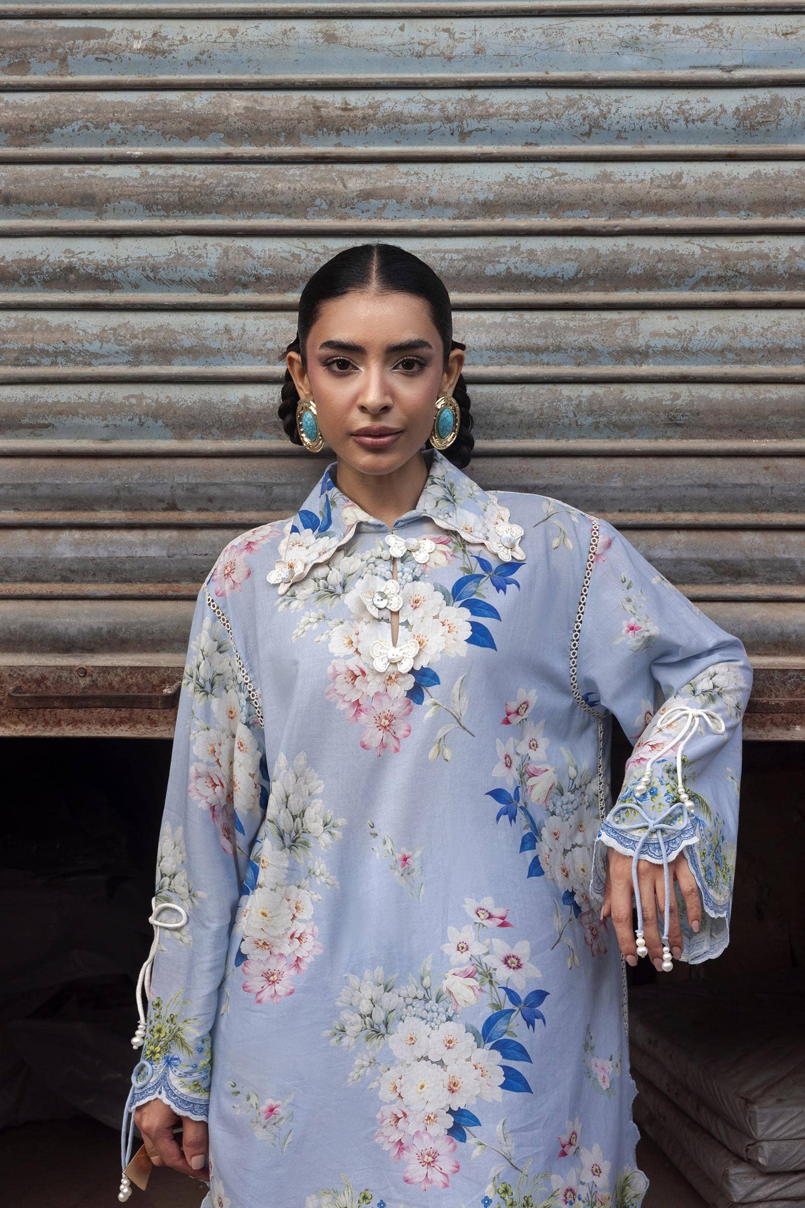 Sana Safinaz Mahay 26/Vol 4/1A/Shirt Bottom Set