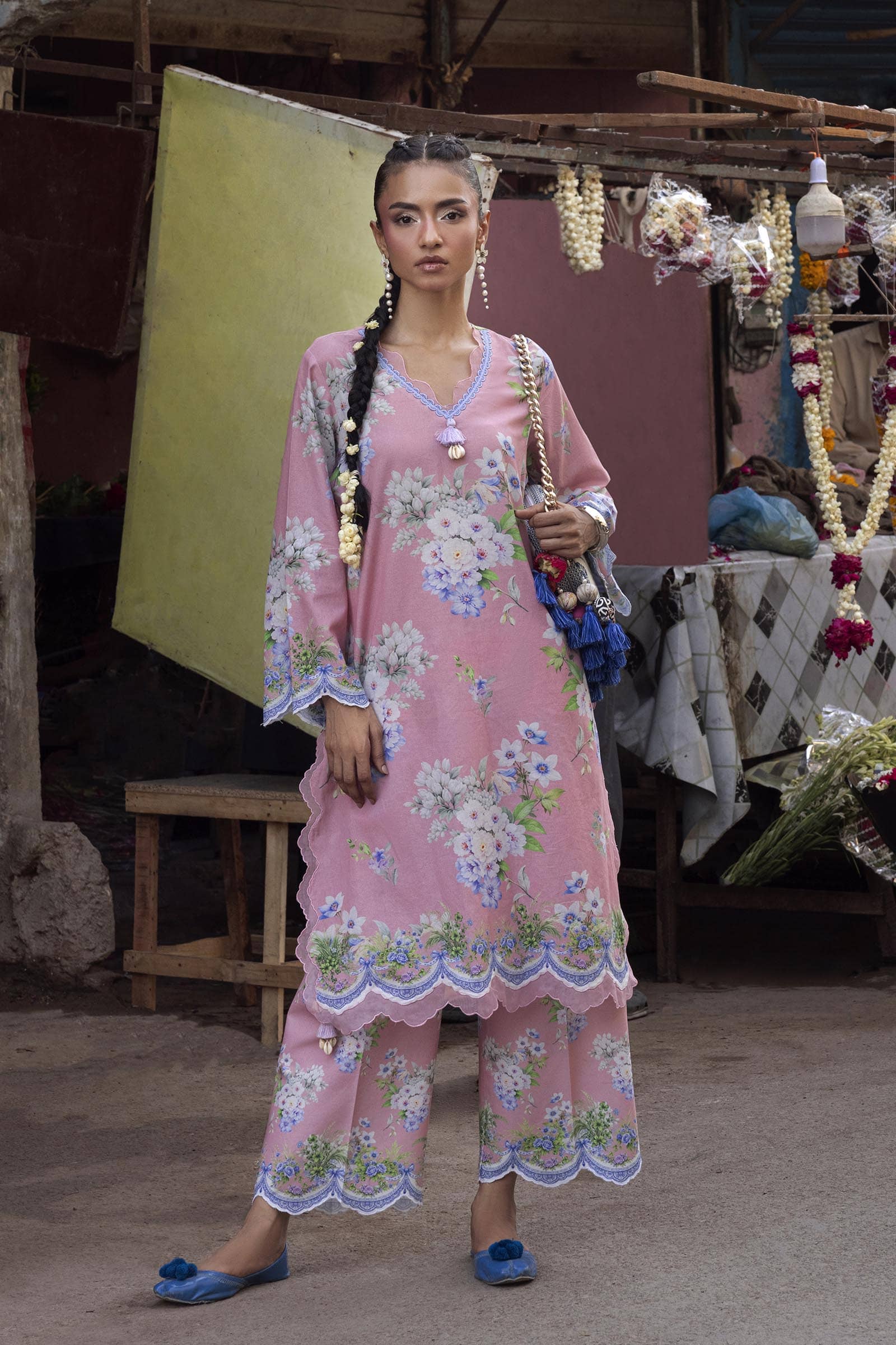 Sana Safinaz Mahay 26/Vol 4/1B/Shirt Bottom Set